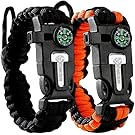 Atomic Bear Paracord Bracelet (2 Pack)