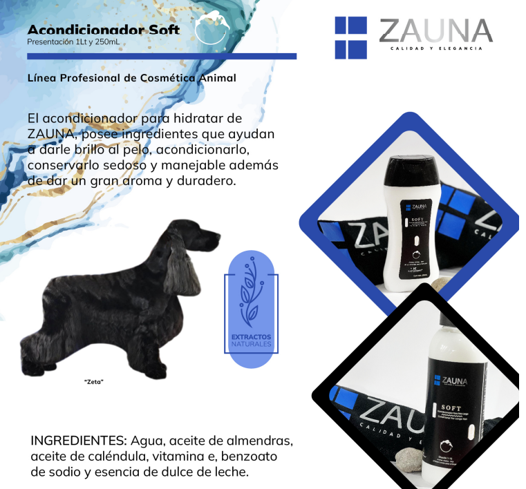 ACONDICIONADOR SOFT 1LT  ZAUNA 