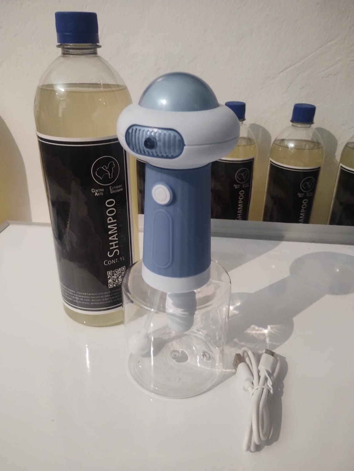 Dispensador de shampoo