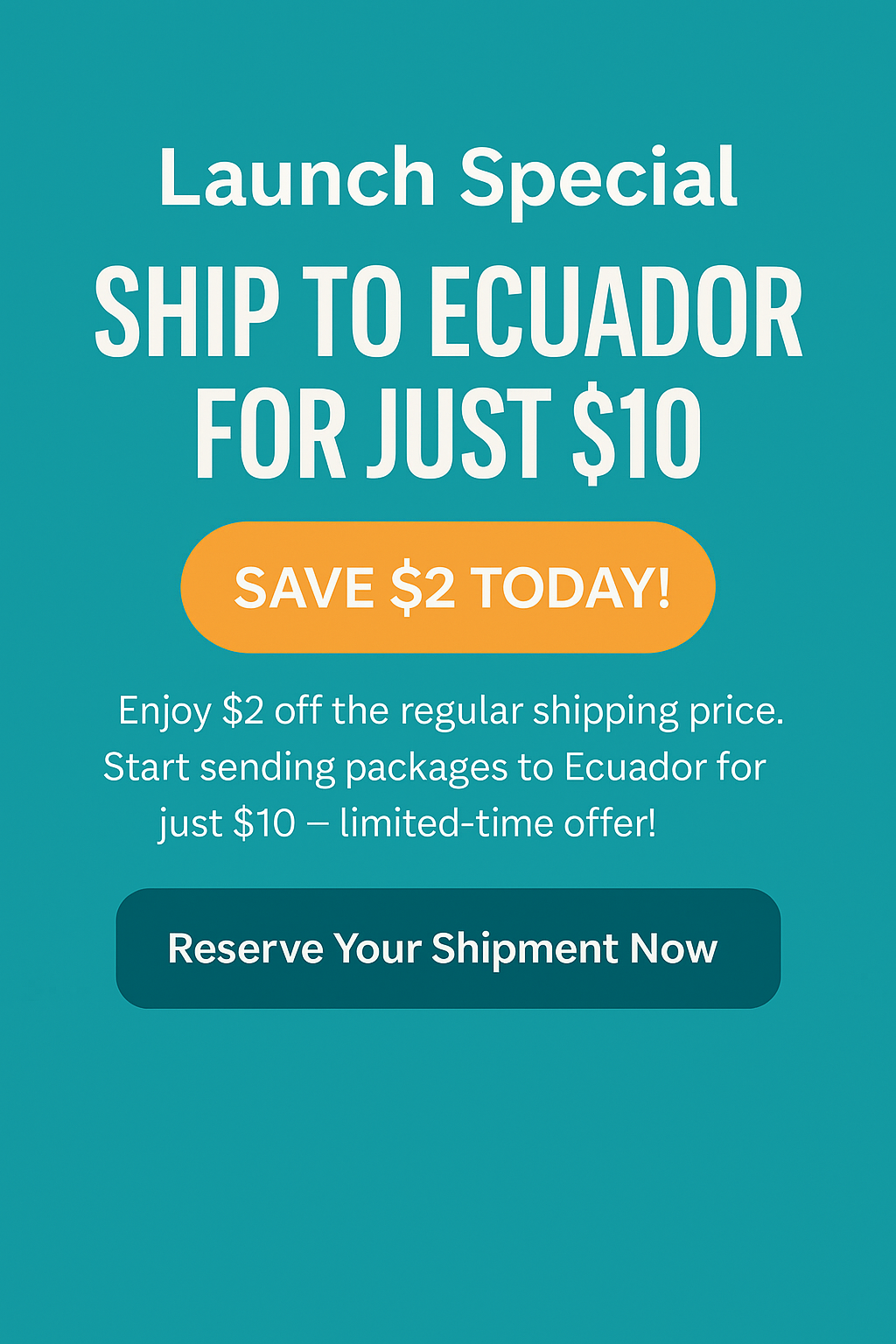 Ecuador Package Shipment