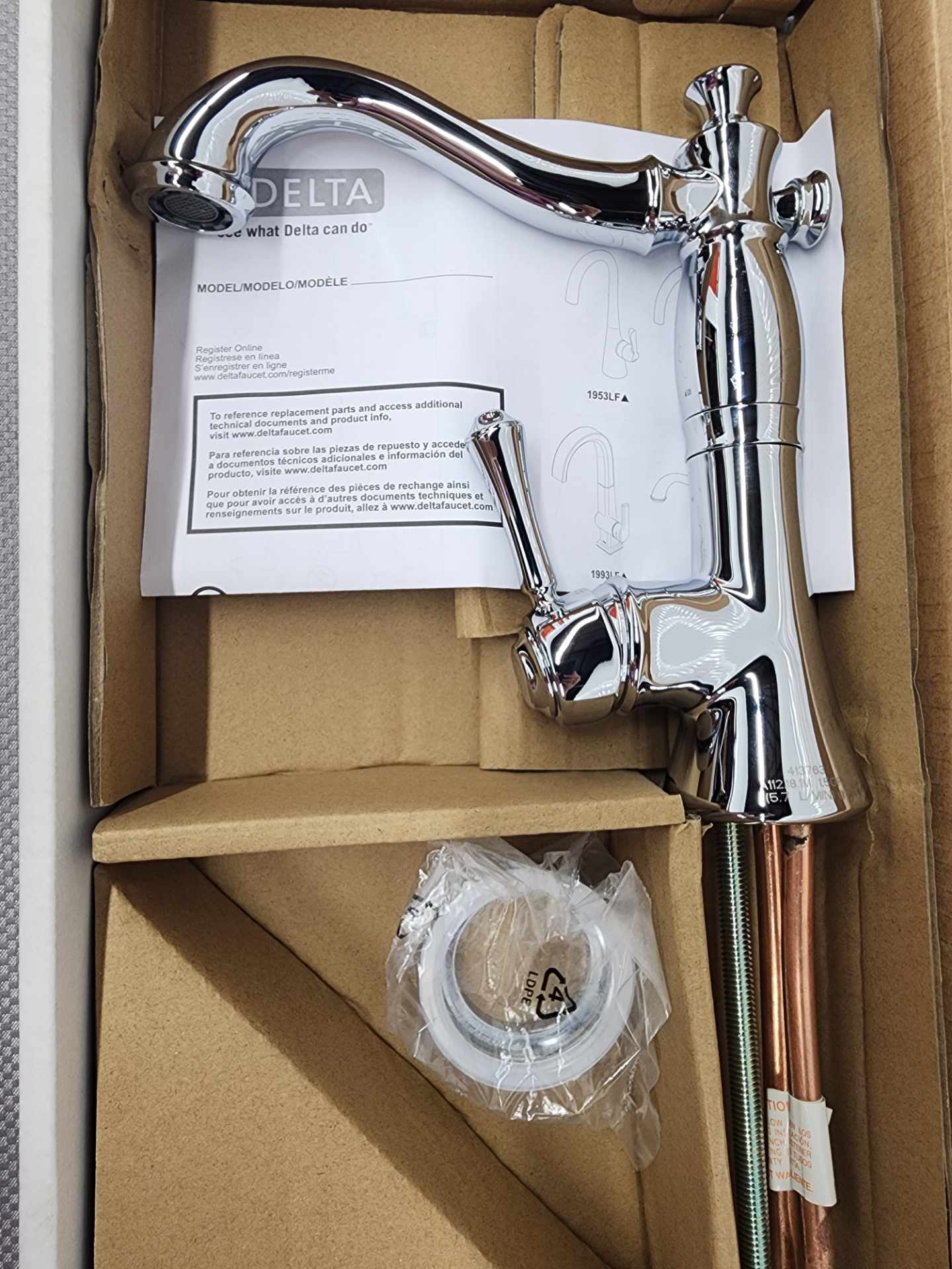 Delta Cassidy Single Handle Prep Bar Sink Faucet