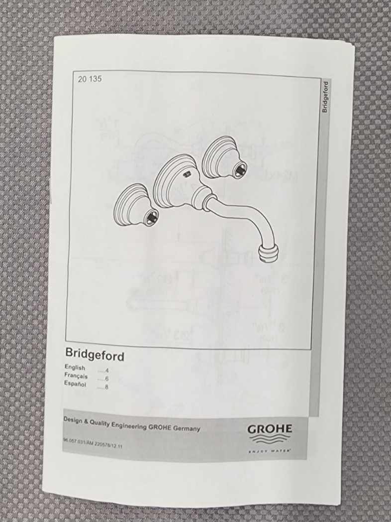 Grohe Bridgeford 8" Widespread Handles Bathroom Faucet