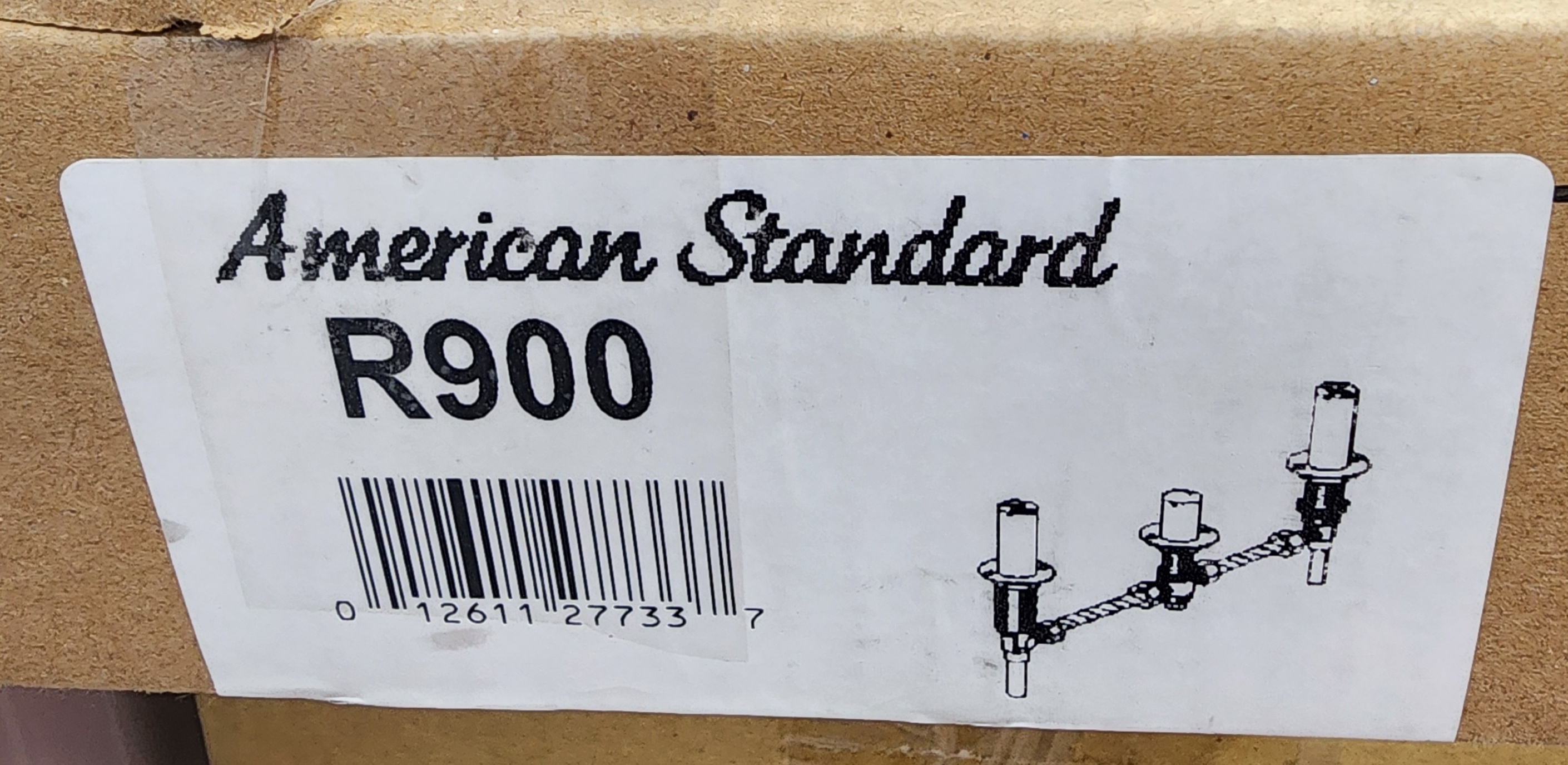 American Standard R900 Flash Roman Tub Filler Rough-in Valve