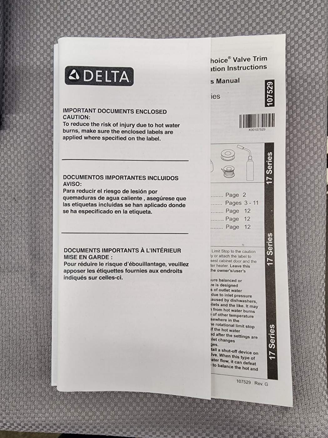 Delta Ashlyn Monitor 17 Series Shower Trim w/ In2ition