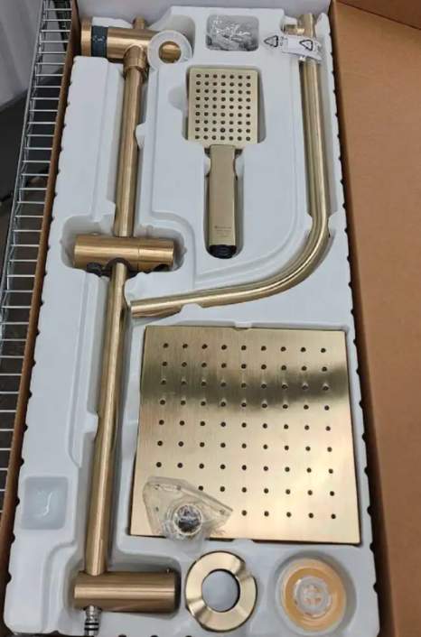 Glacier Bay 8" Wall Mount Rectangle Showerhead Kit
