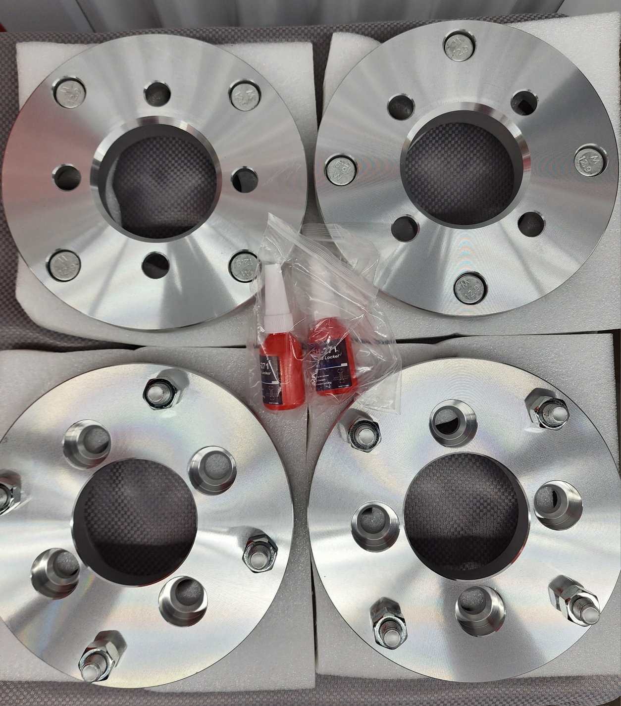 Set of 4 M12x1.5-74.1-1" Wheel Spacers