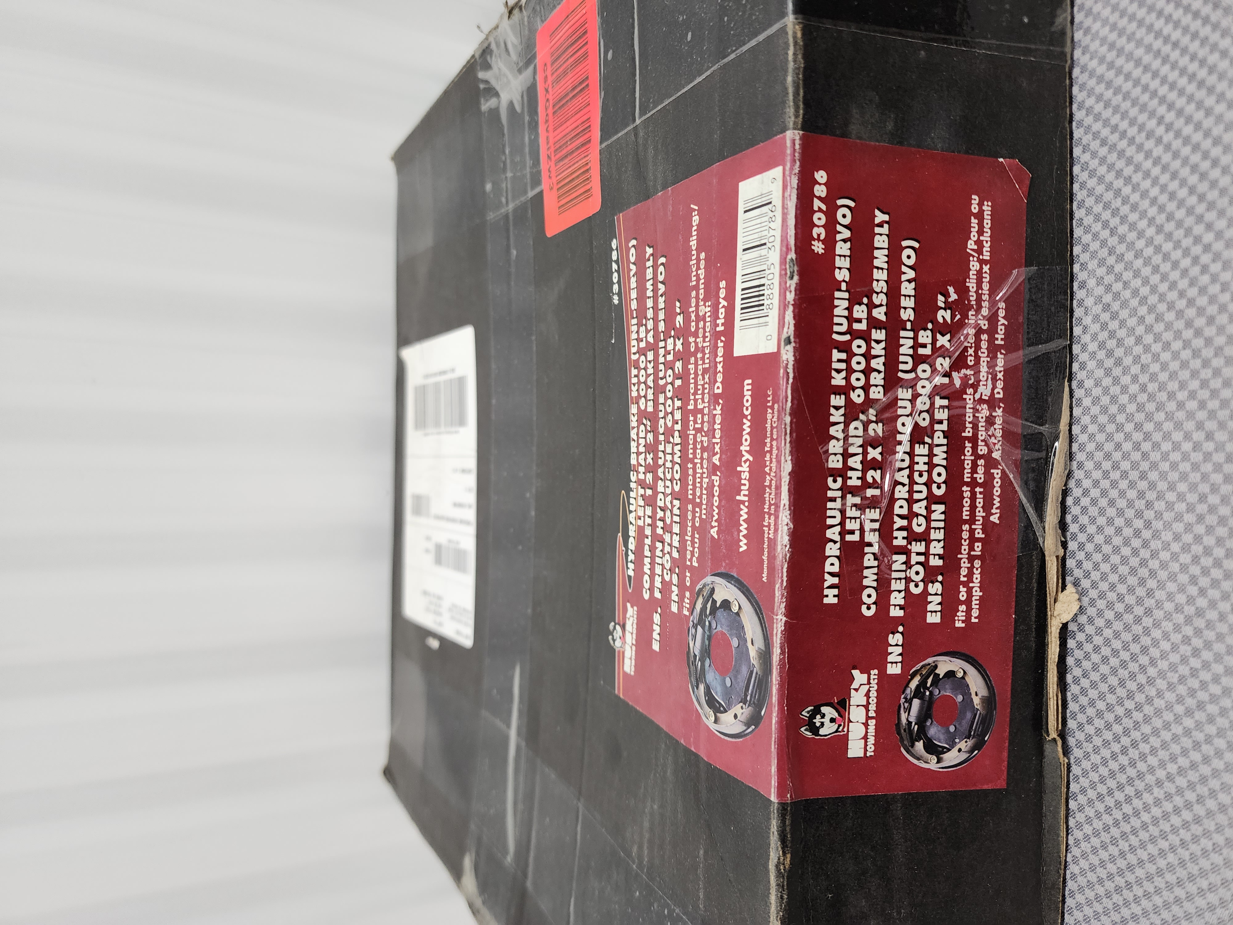 Husky Left Hydraulic Trailer Brake Assembly 12"x2"