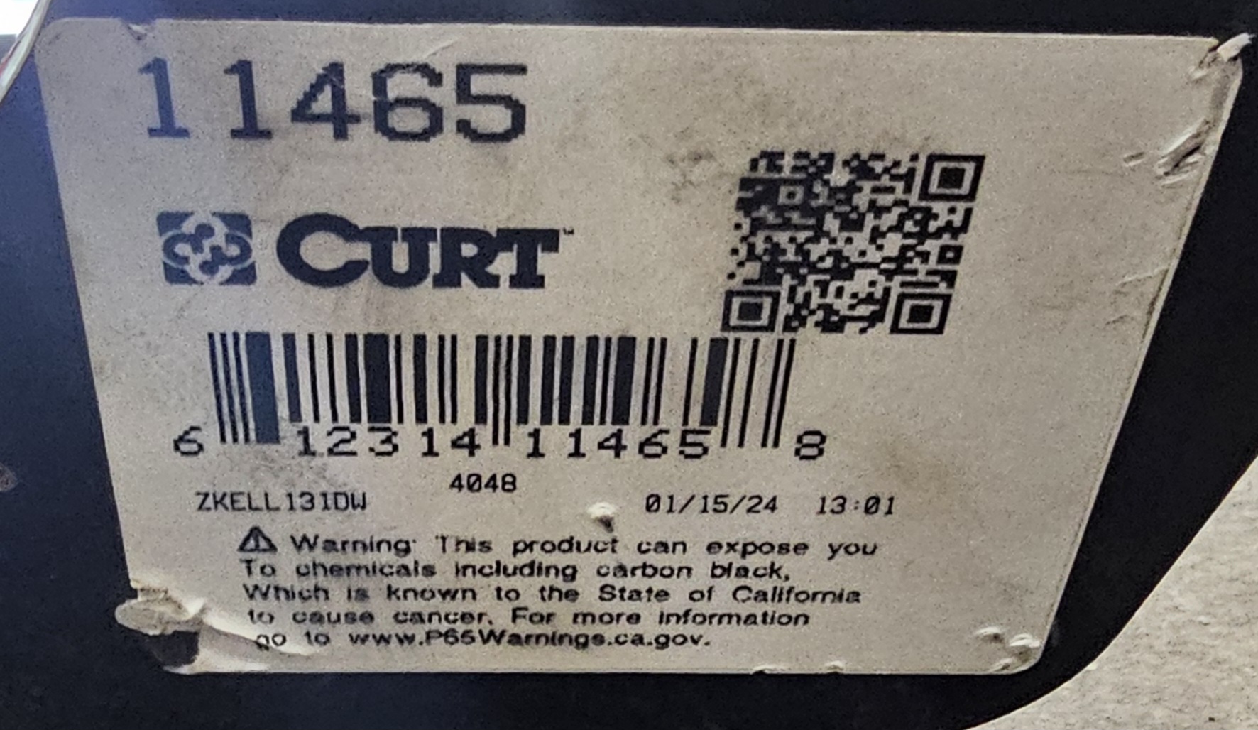 Subaru Imprezza Curt Class 1 Trailer Hitch 17 to 23