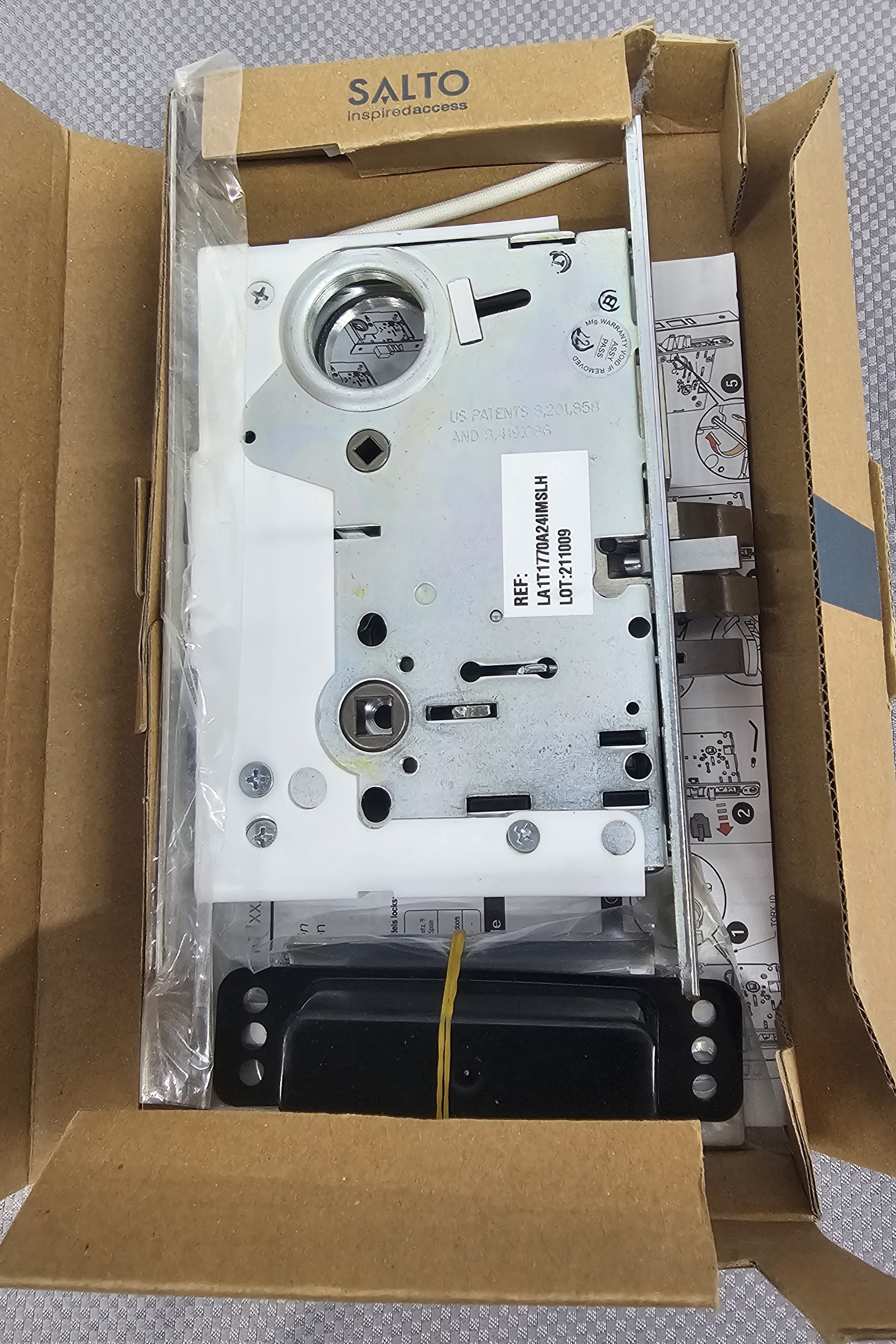 SALTO AElement LA1T07 Mortise Door Lock Without Deadbolt