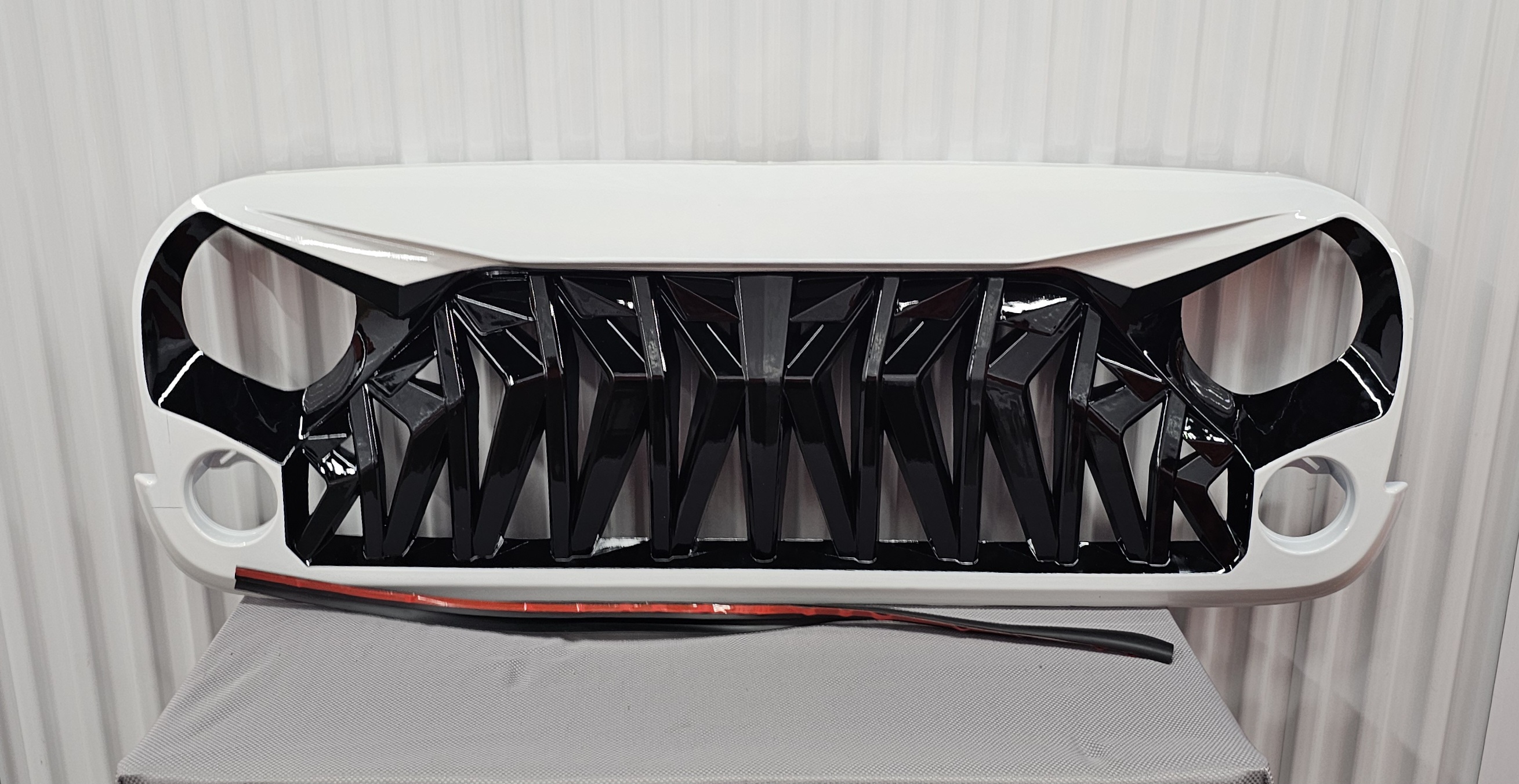 Jeep Wrangler JK JKU Front Shark Grille