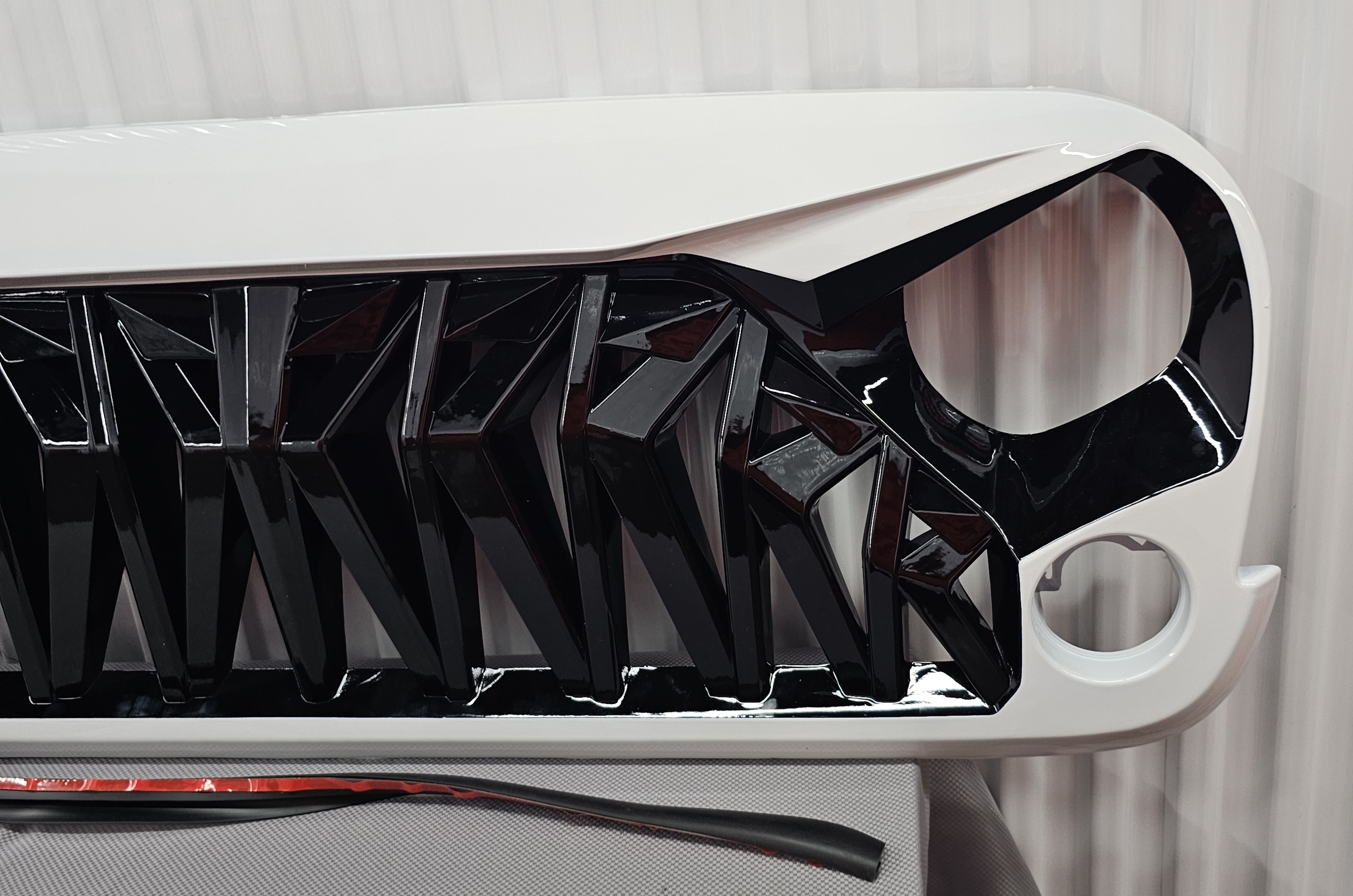 Jeep Wrangler JK JKU Front Shark Grille