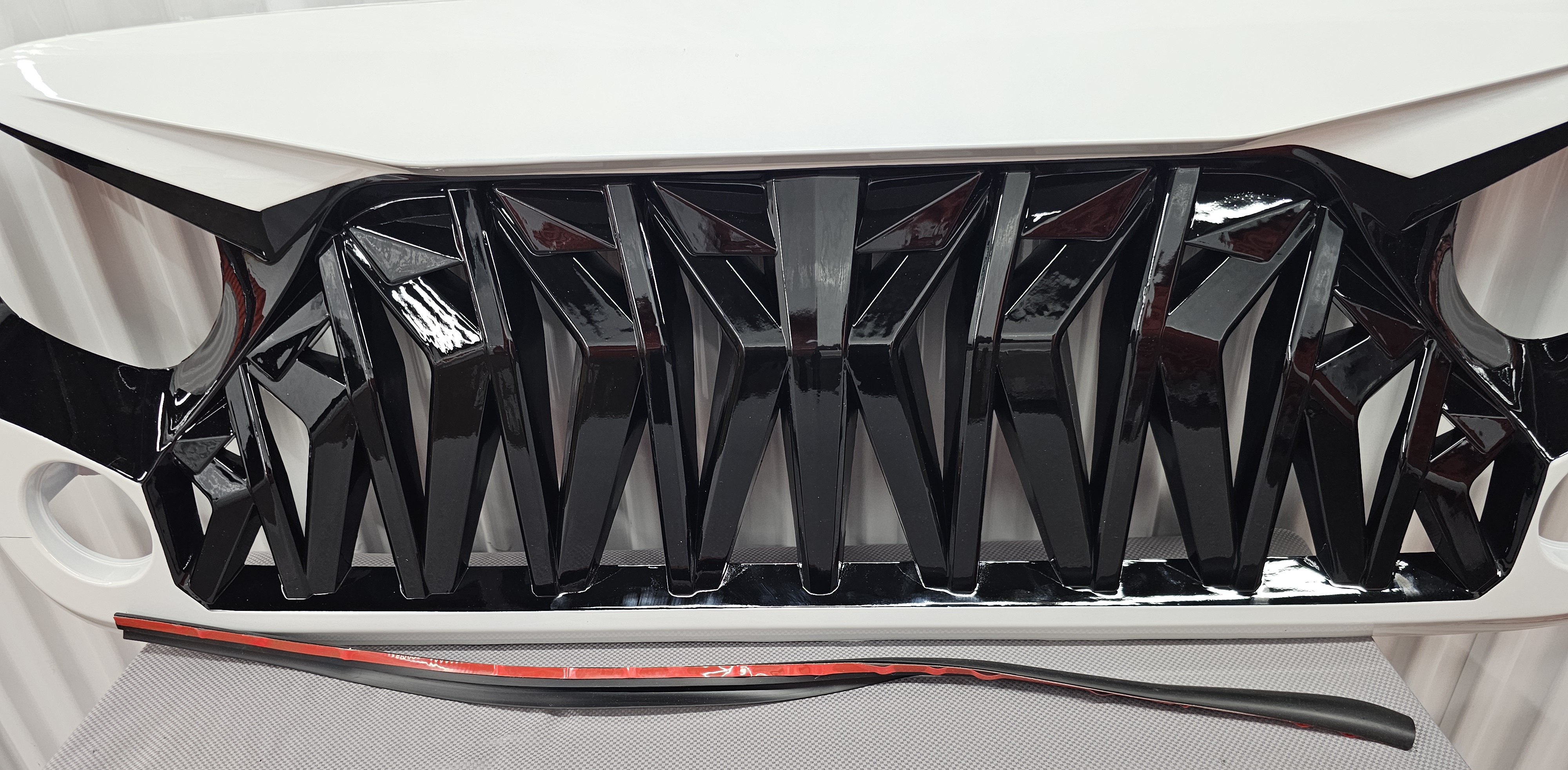 Jeep Wrangler JK JKU Front Shark Grille
