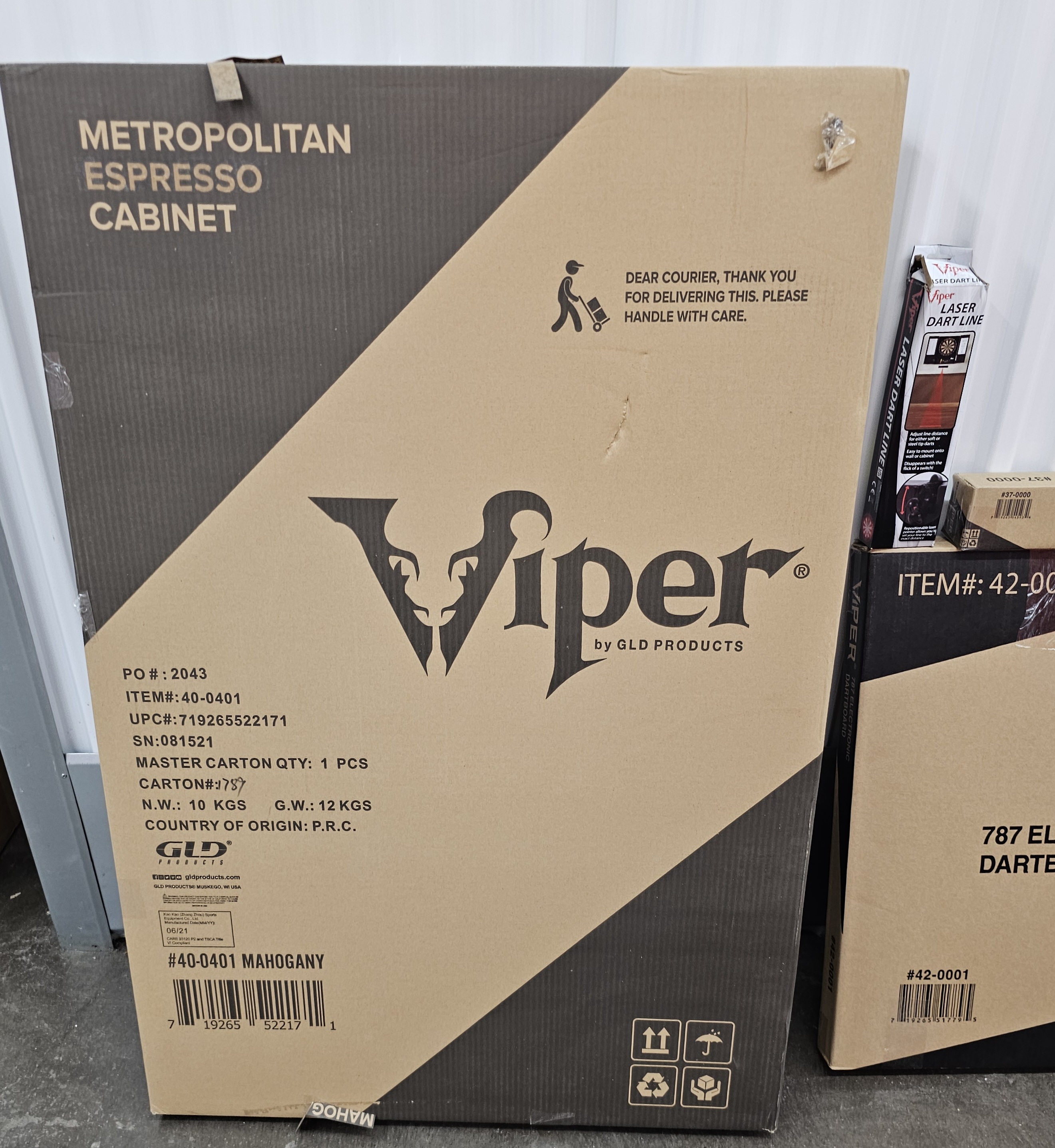 Viper 787 Showdown Electronic Dartboard | Mahogany Cabinet