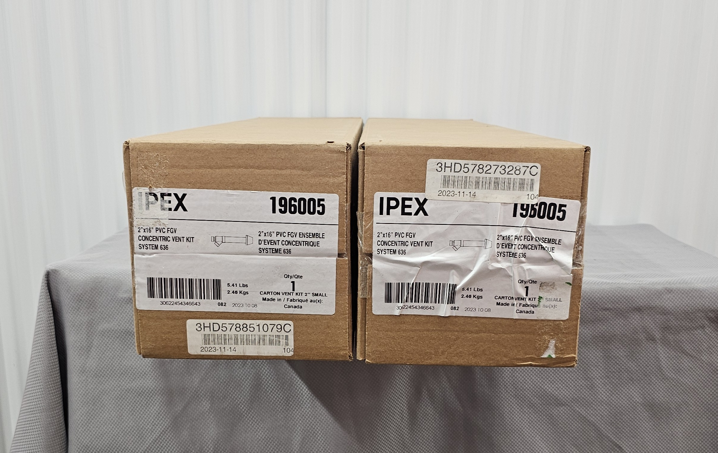 IPEX System 636 2" X 16" PVC FGV Concentric Vent Kits