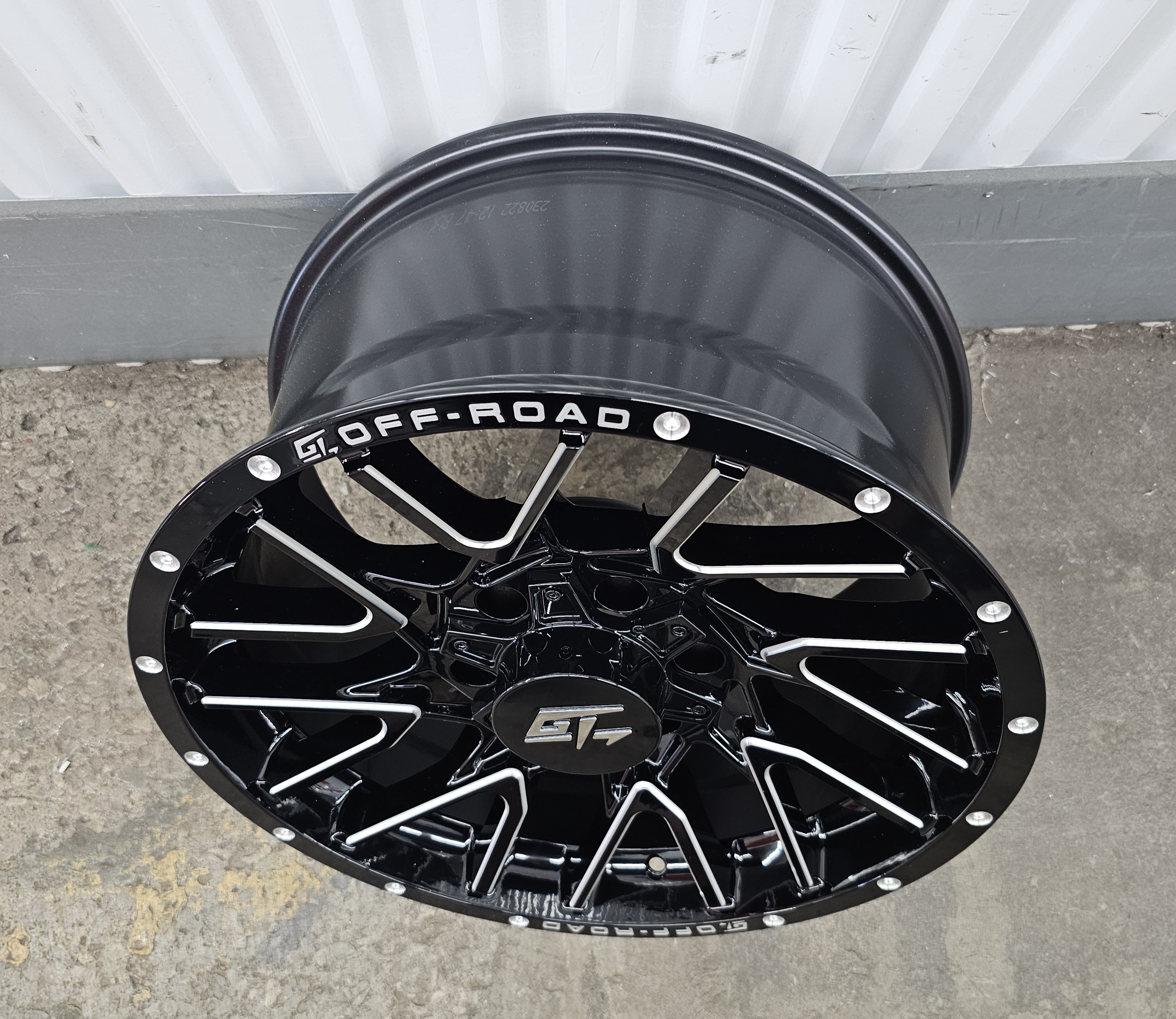 GT Off-Road 18x9 +12 6x135 / 6x139.7mm Black Milled 18" Rim