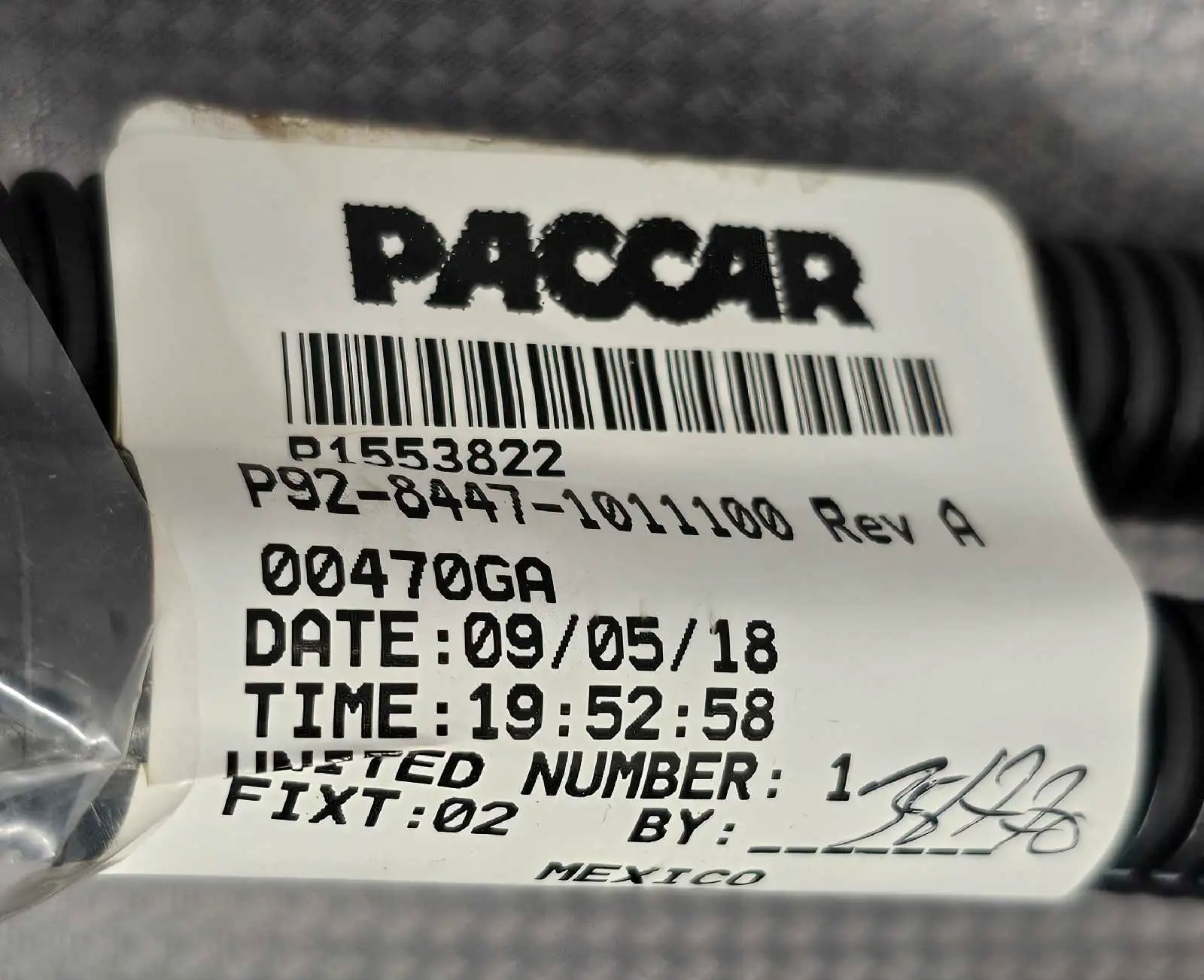 Paccar Wiring Harness Chassis Aftertreatment MX P92-8447
