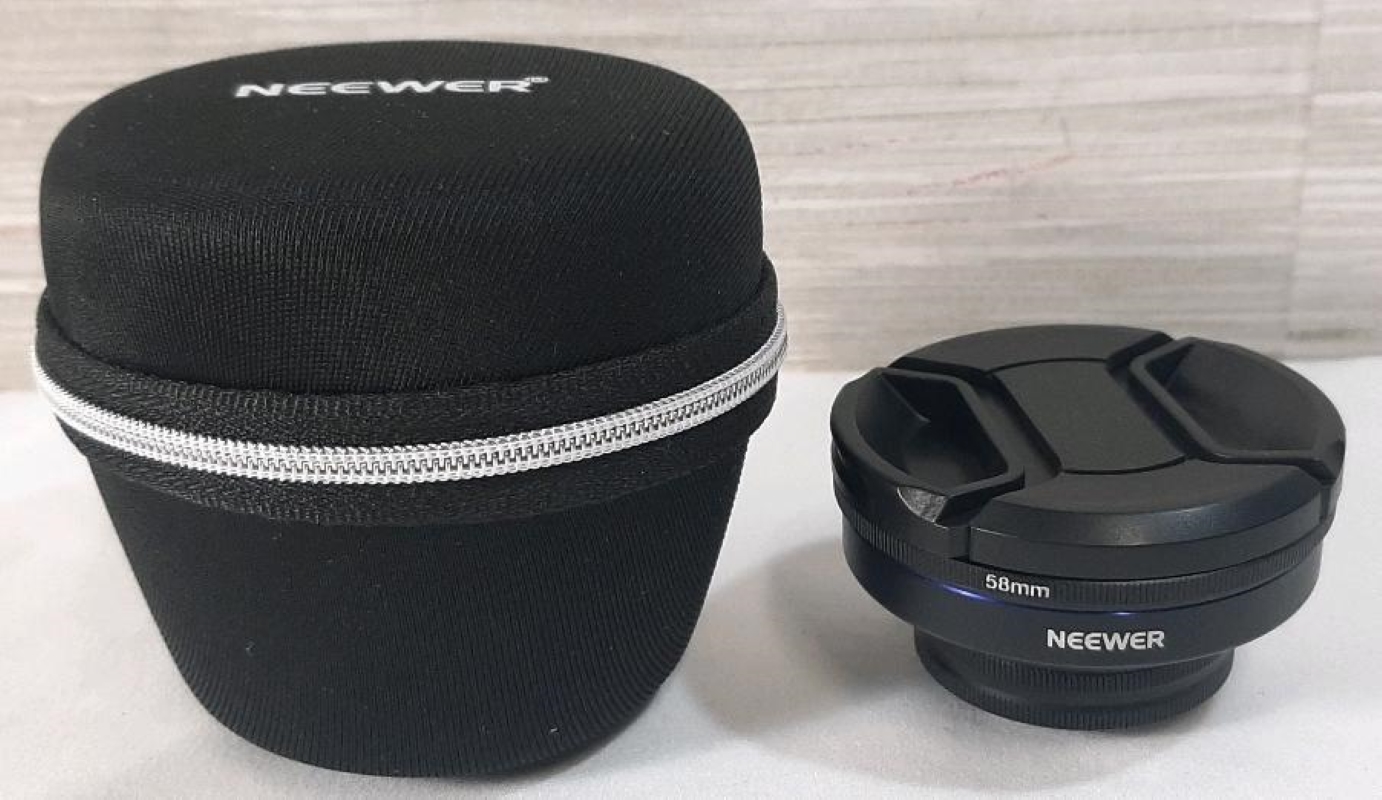 New! NEEWER LS-43 Ultra Blue Anamorphic Camera Lens w/ Case
