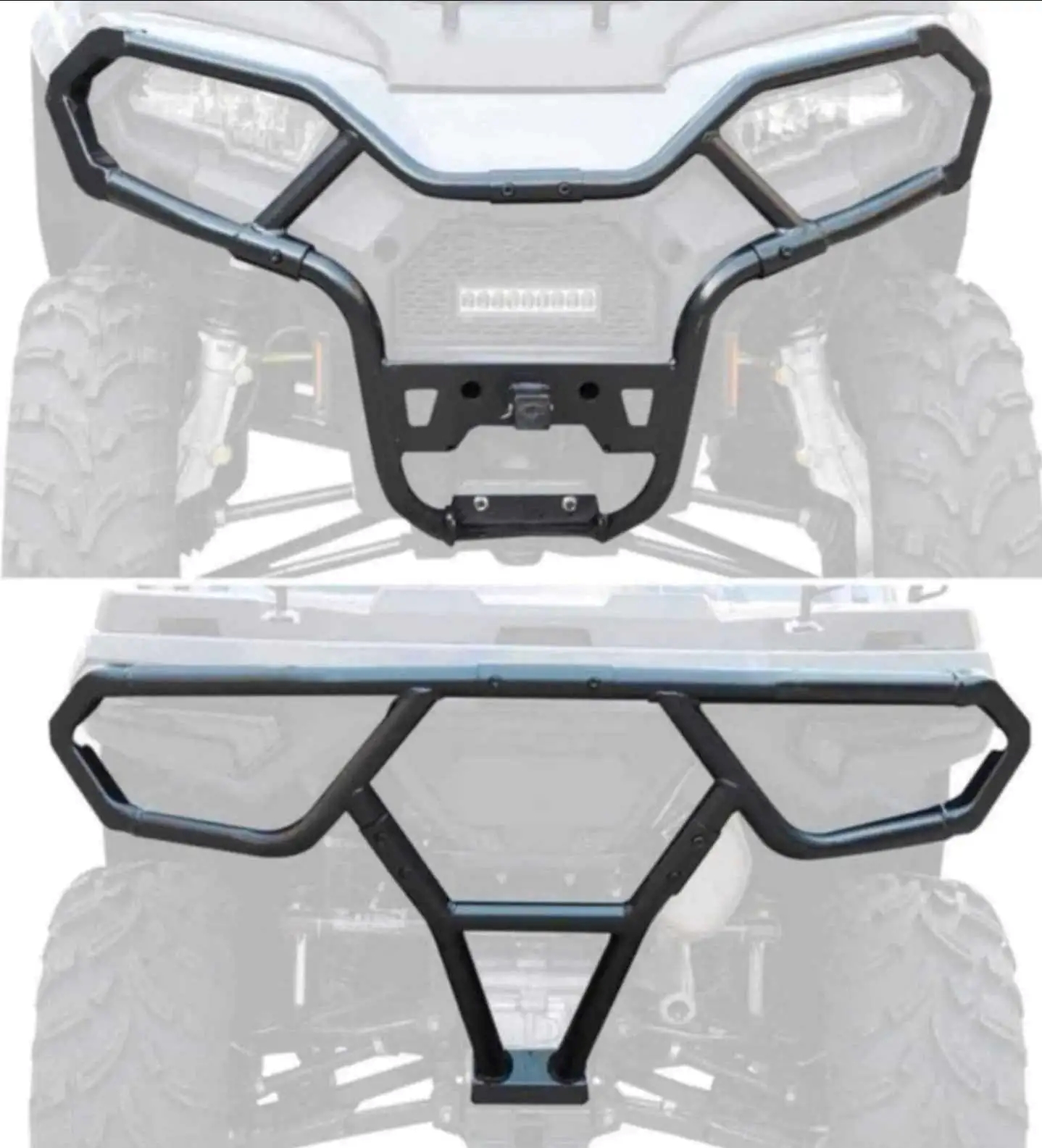 Polaris Sportsman 450 570 Front / Rear Bumper Brush Guards