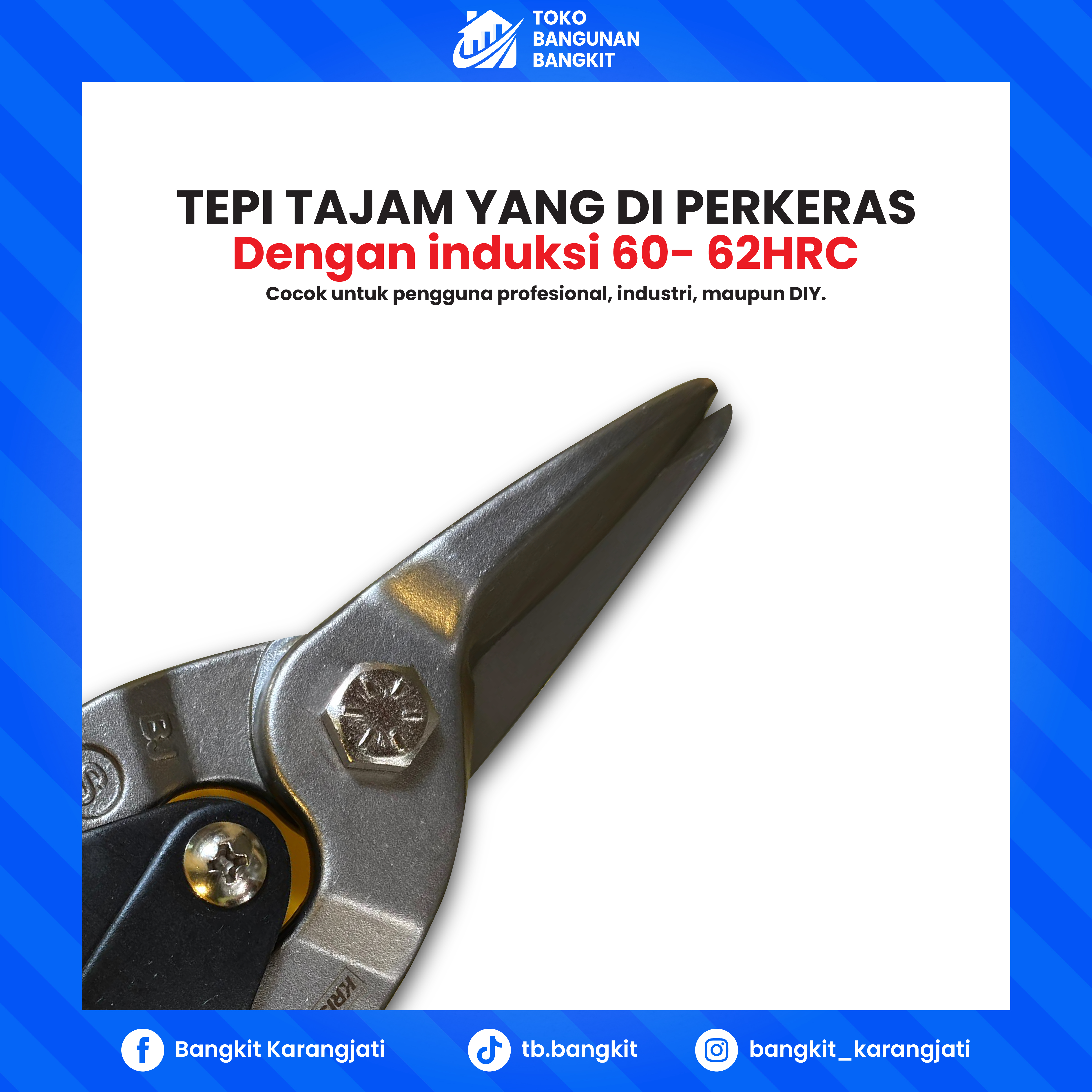 GUNTING BAJA RINGAN 10" KUNING KRISBOW