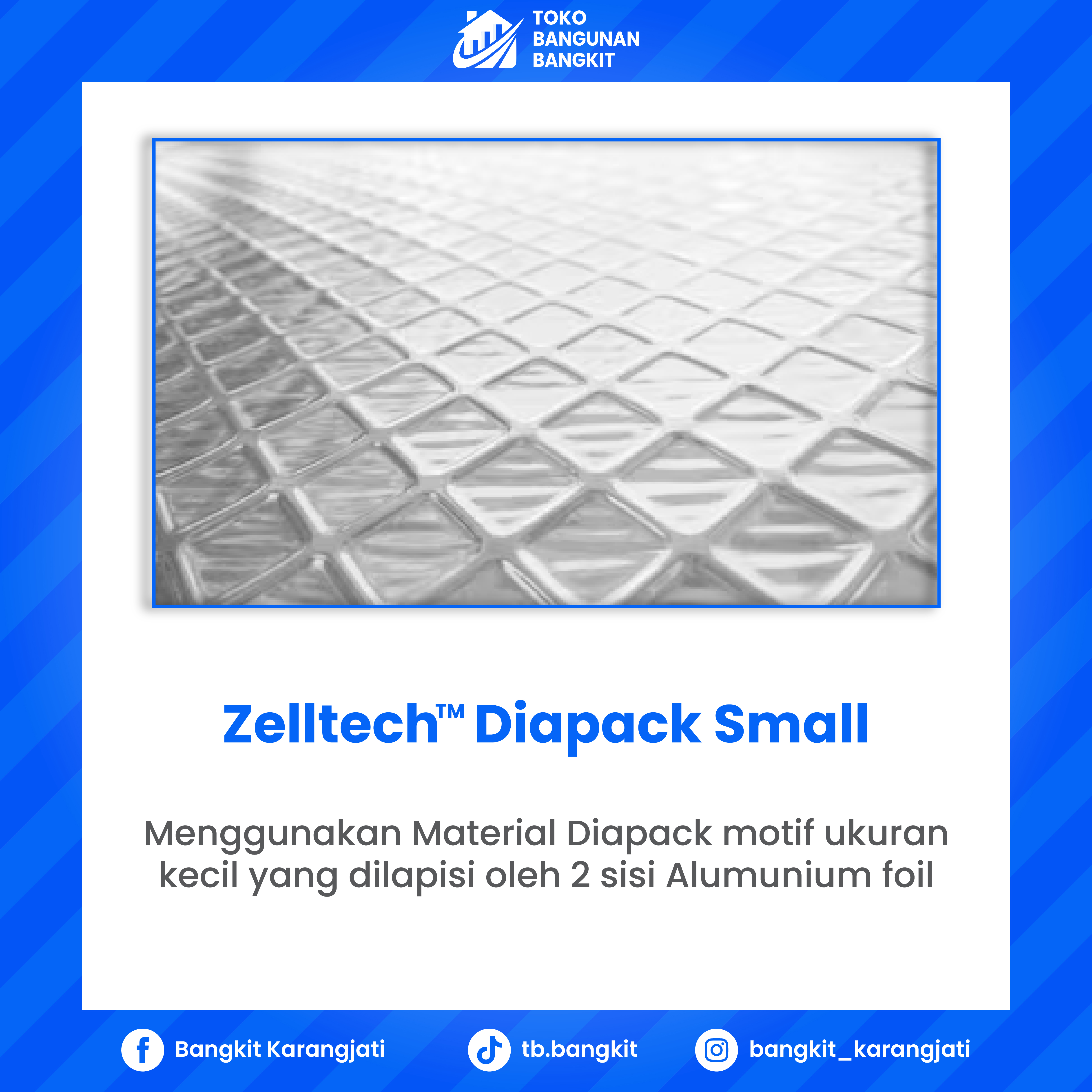 ZELLTECH ZT04RBF - ALUMUNIUM FOIL BUBLE 8 MM