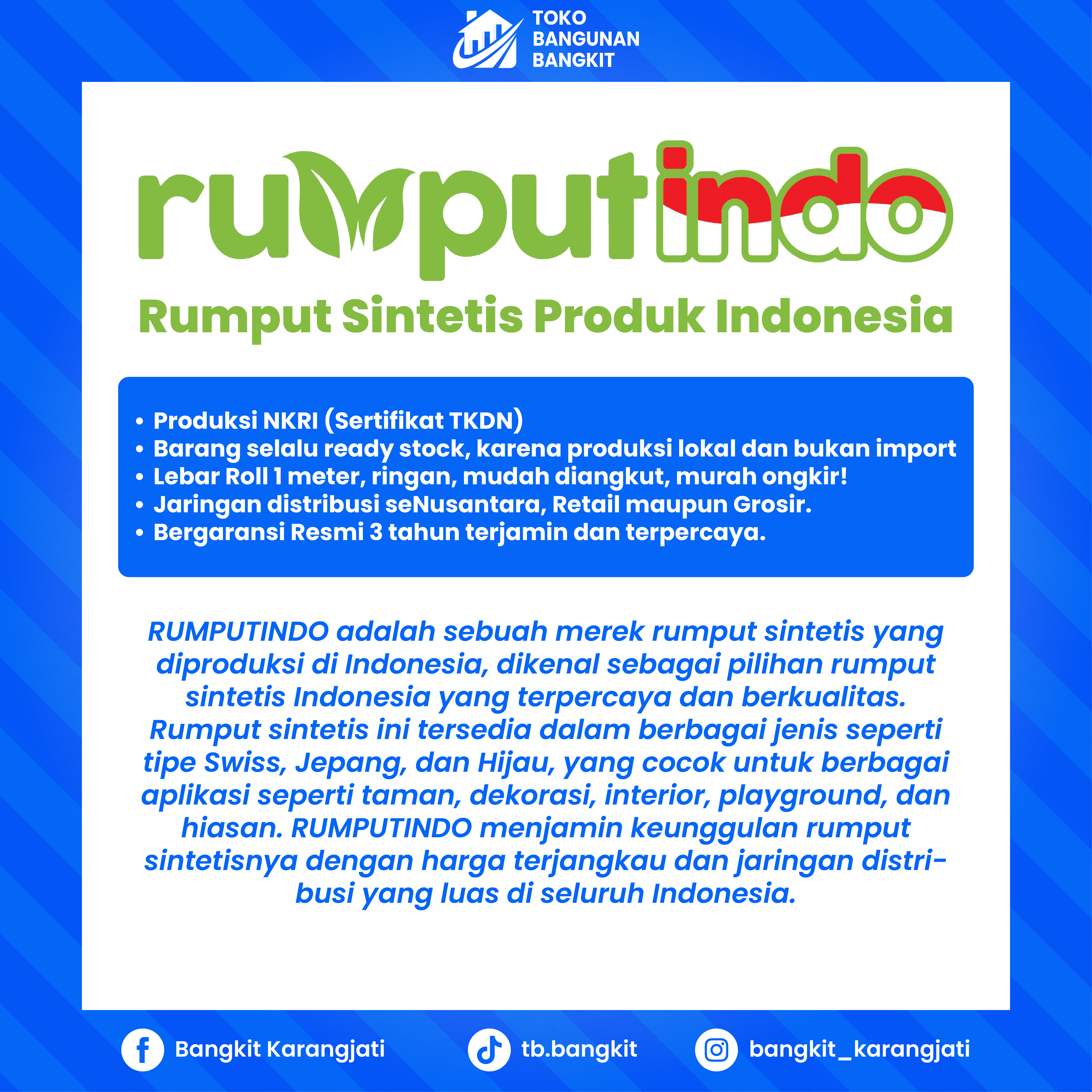 RUMPUT SINTETIS RUMPUTINDO