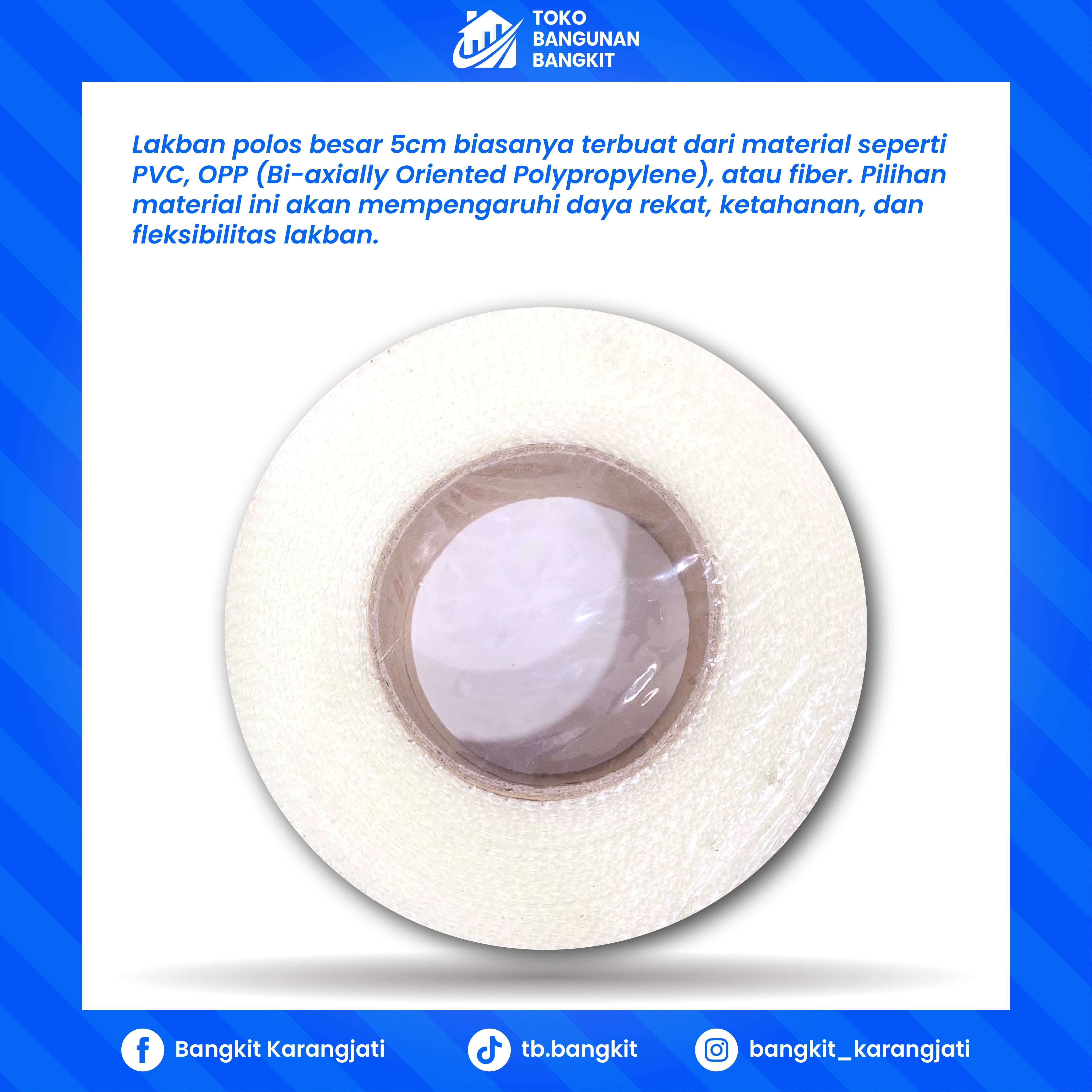 LAKBAN POLOS BESAR 5CM 