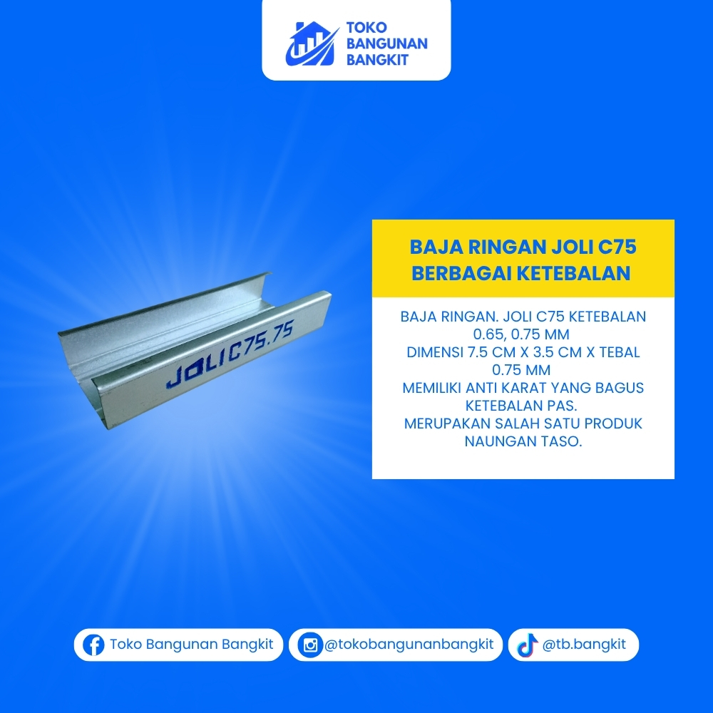 KANAL C 75 TEBAL 0.75 MM JOLI