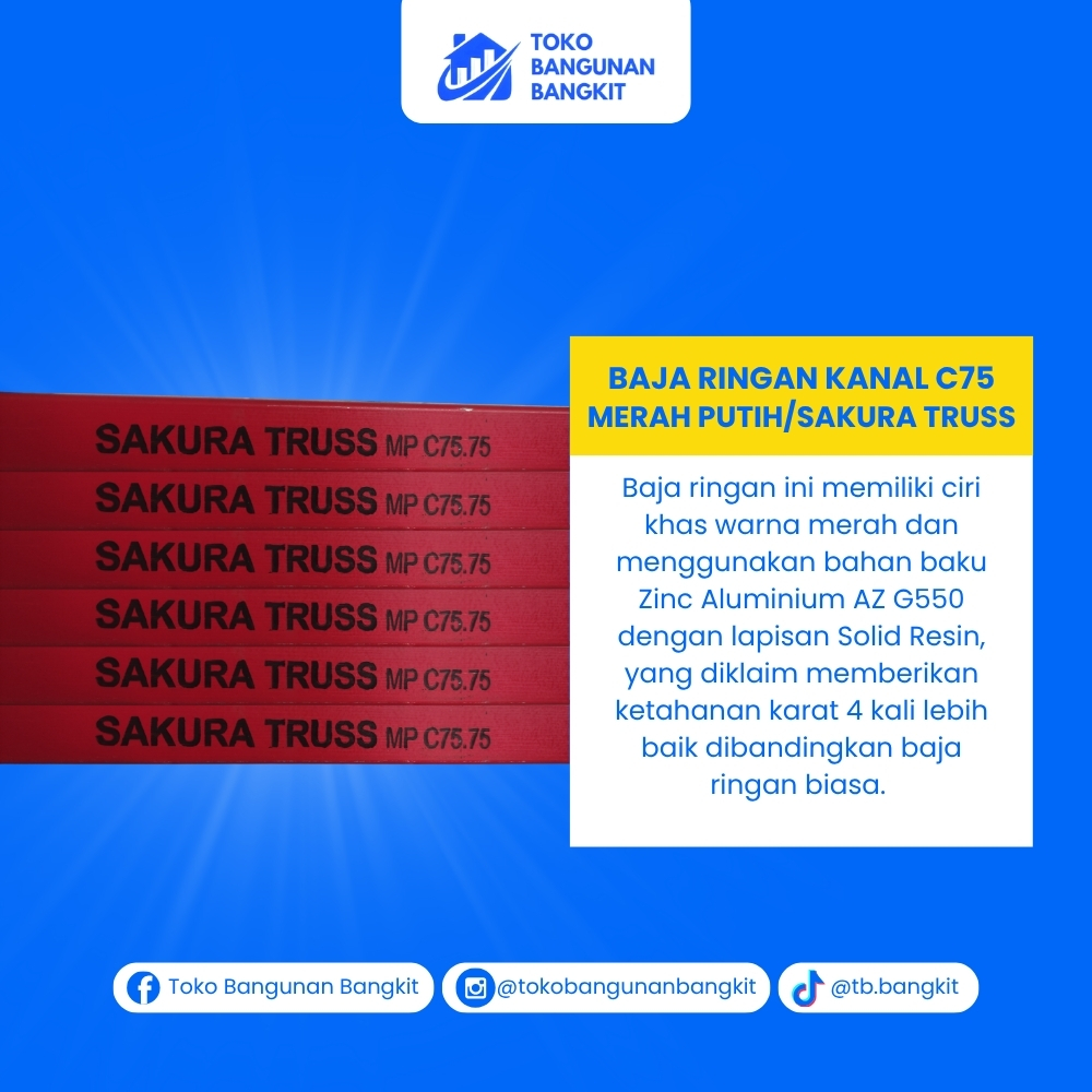 KANAL C75 75 SAKURA MERAH PUTIH