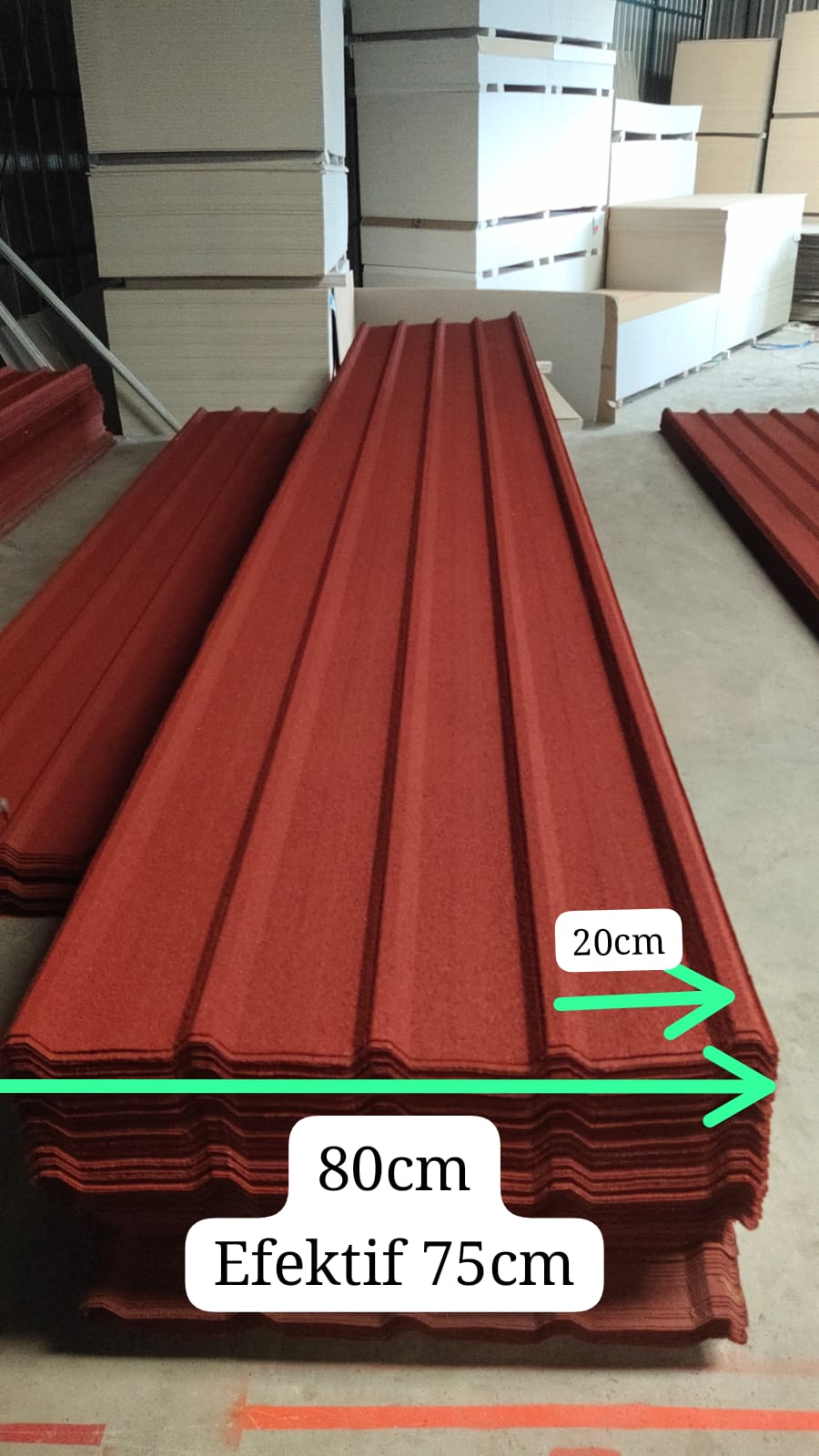 SPANDEK PASIR 5 MTR MERAH BJ ROOF