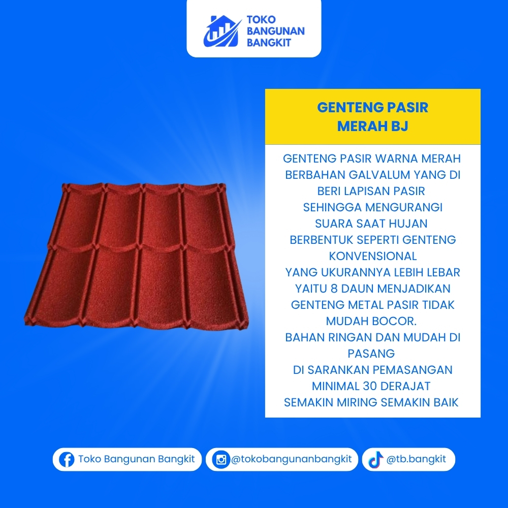 GENTENG PASIR COKLAT BJ