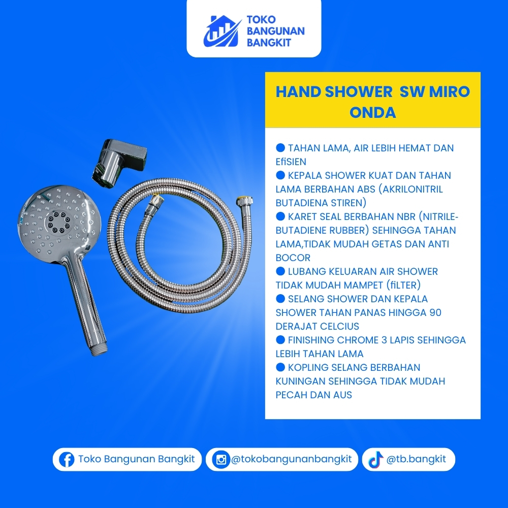 HAND SHOWER  SW MIRO ONDA