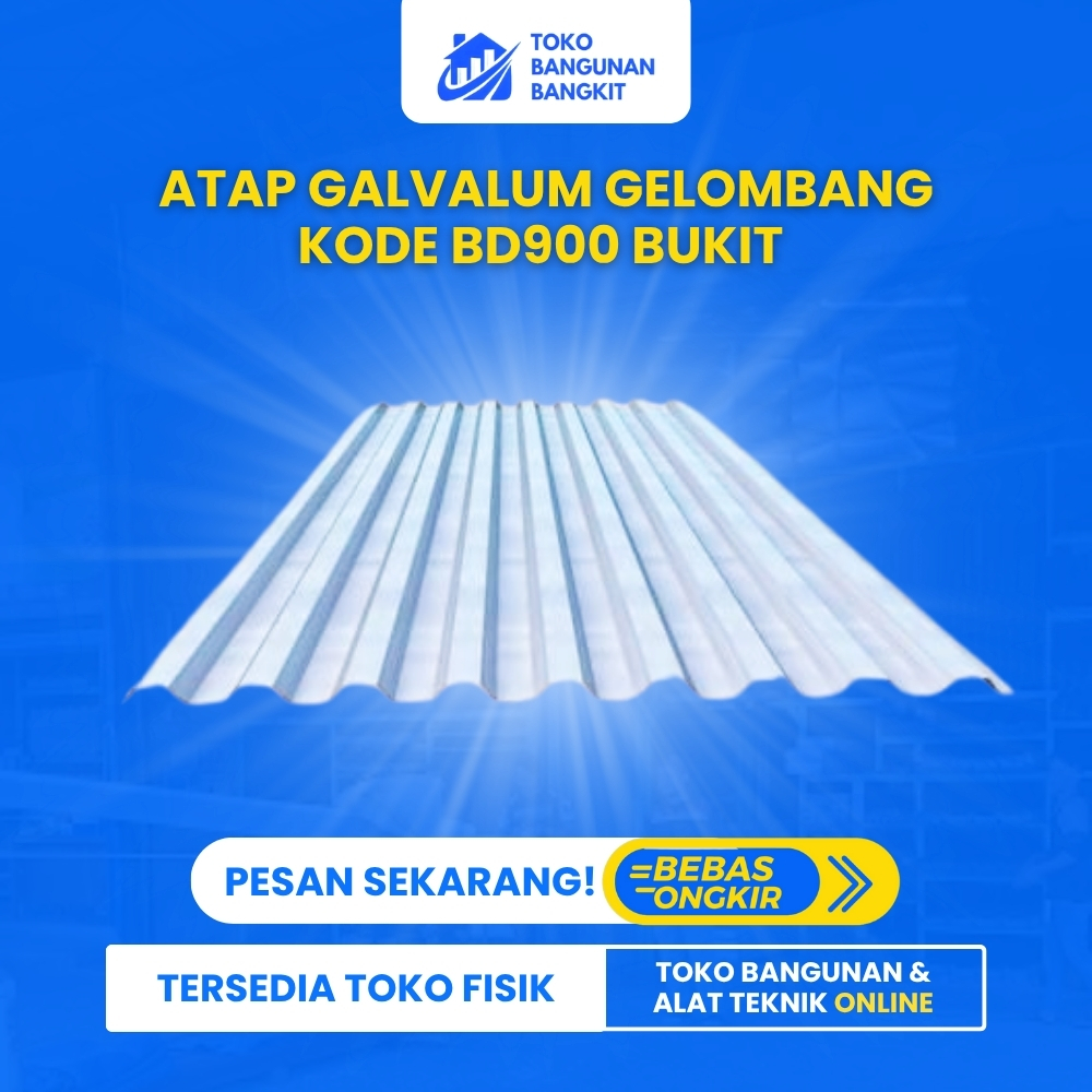 ATAP GALVALUM GELOMBANG KODE BD900 BUKIT