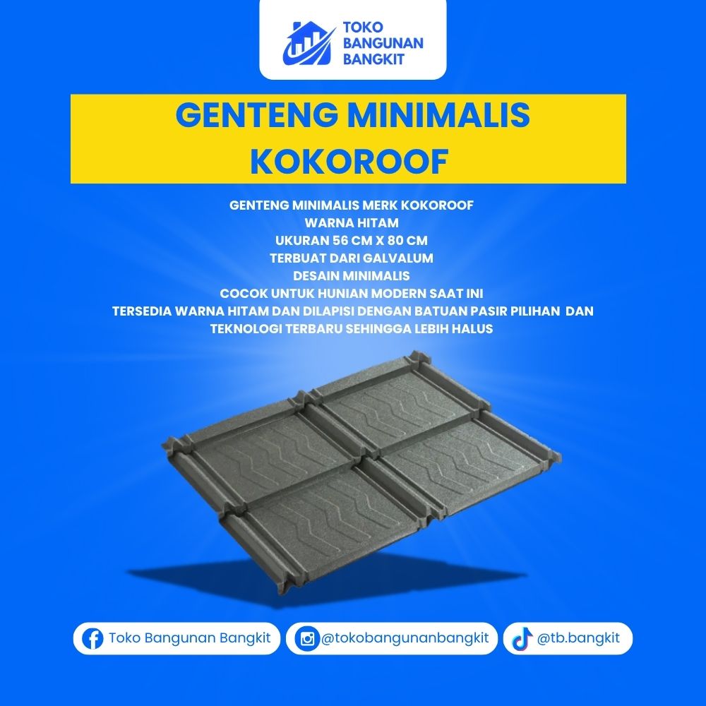 GENTENG MINIMALIS KOKOROOF