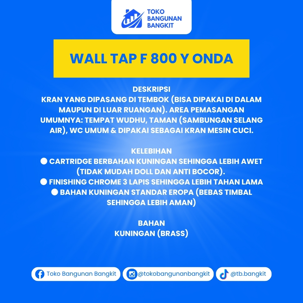 WALL TAP F 800 Y ONDA
