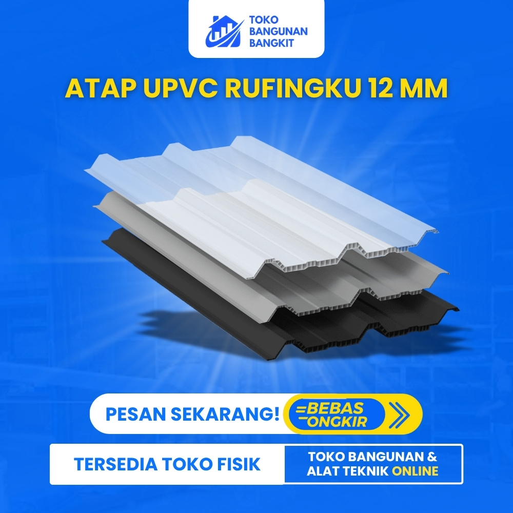 ATAP UPVC RUFINGKU 12 MM