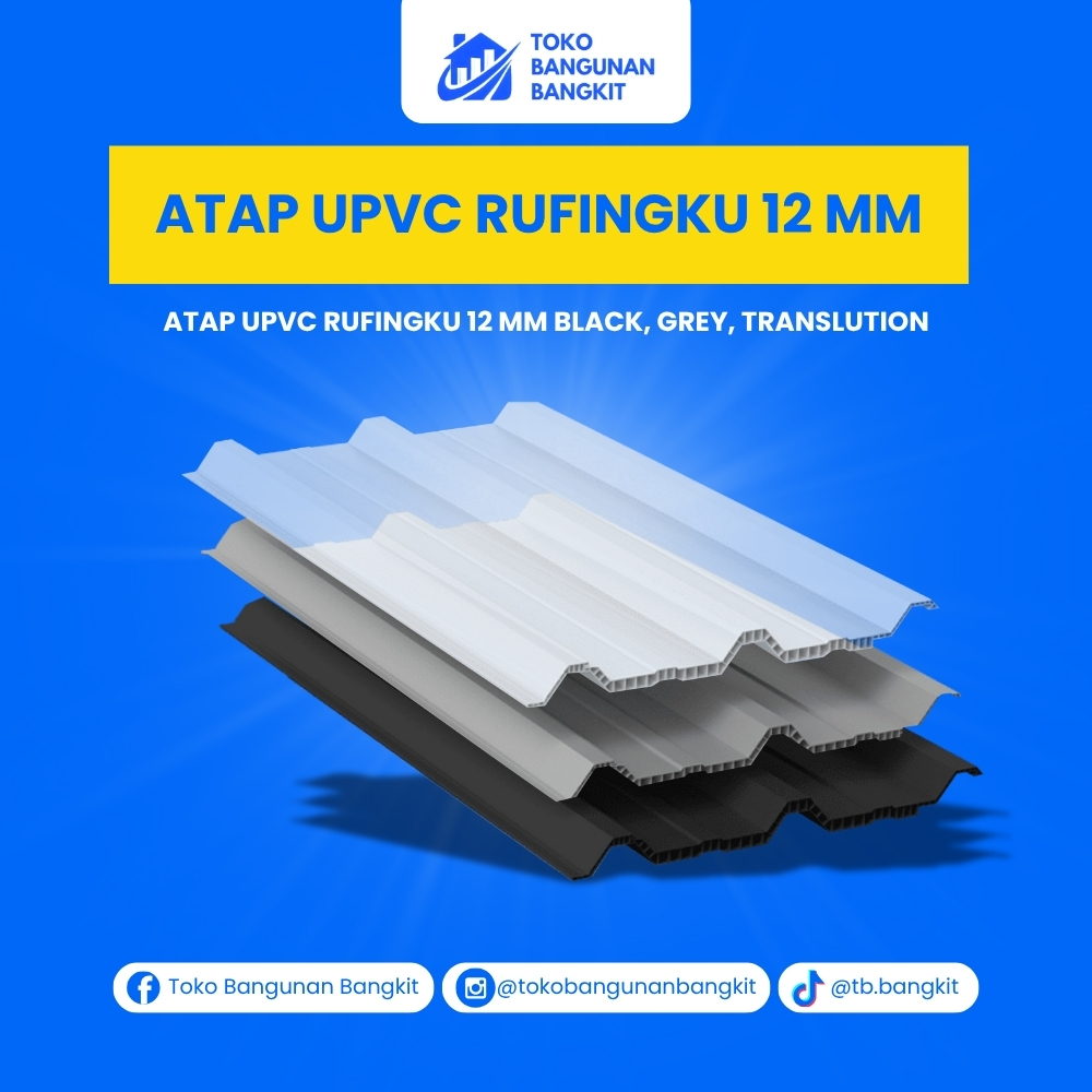 ATAP UPVC RUFINGKU 12 MM