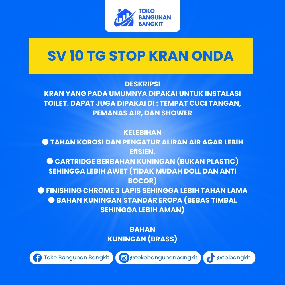 SV 10 TG STOP KRAN ONDA