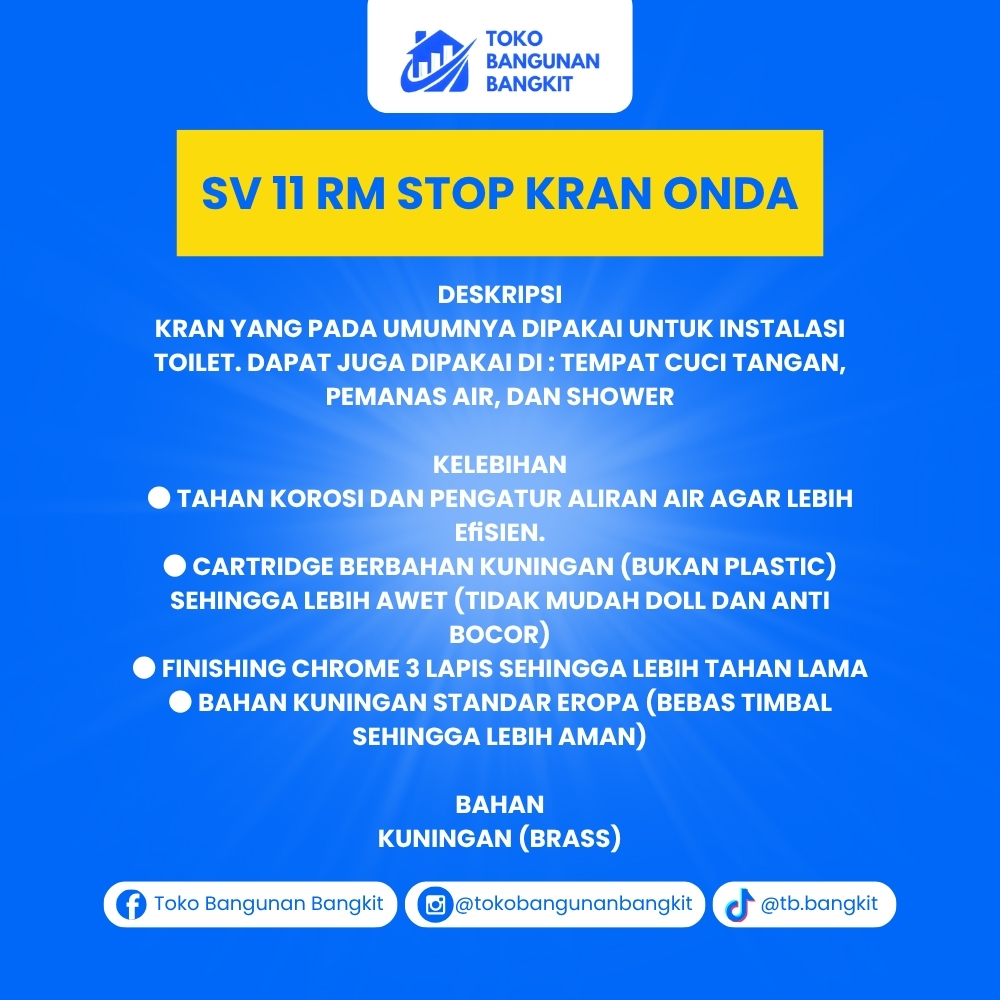 SV 11 RM STOP KRAN ONDA