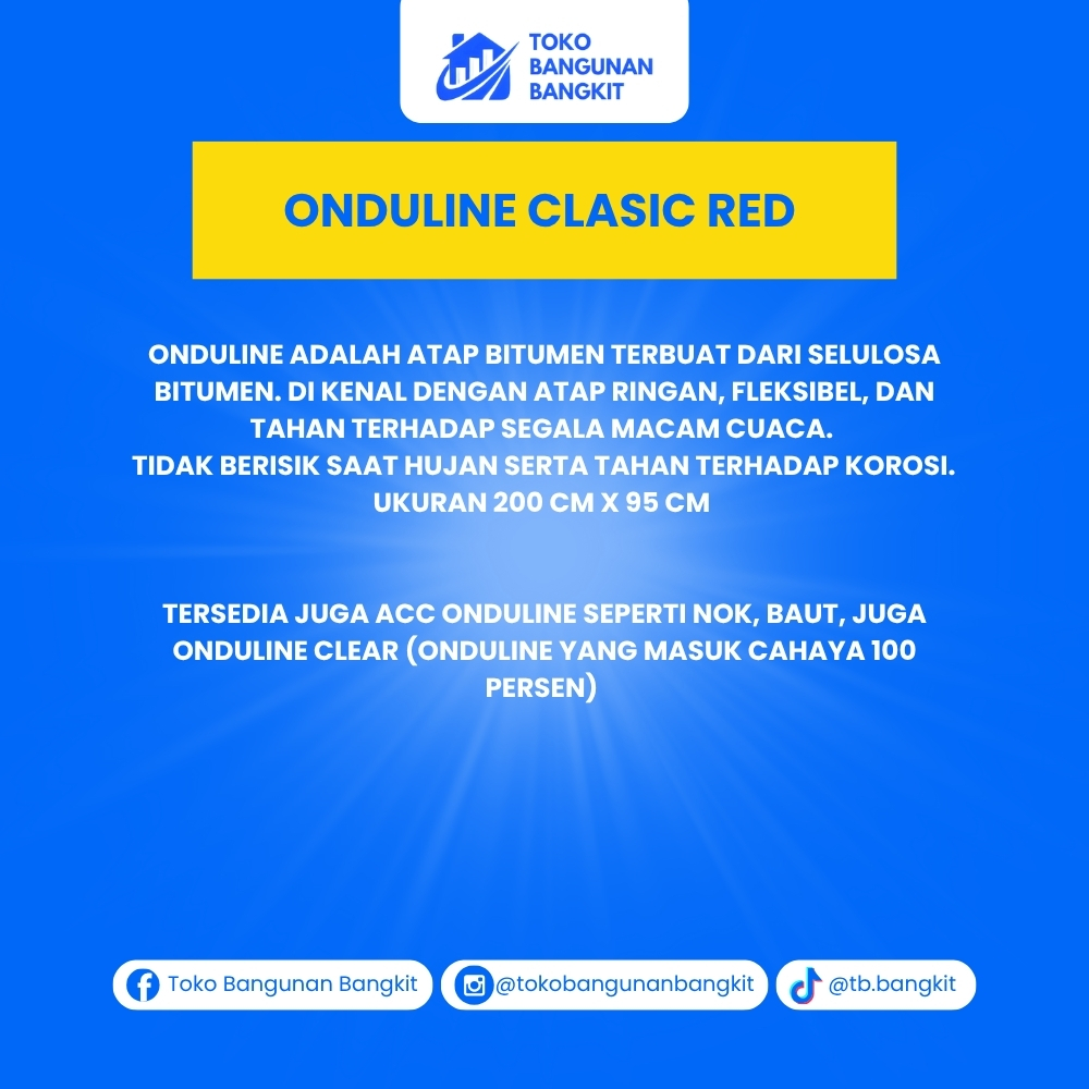 ONDULINE CLASIC RED 