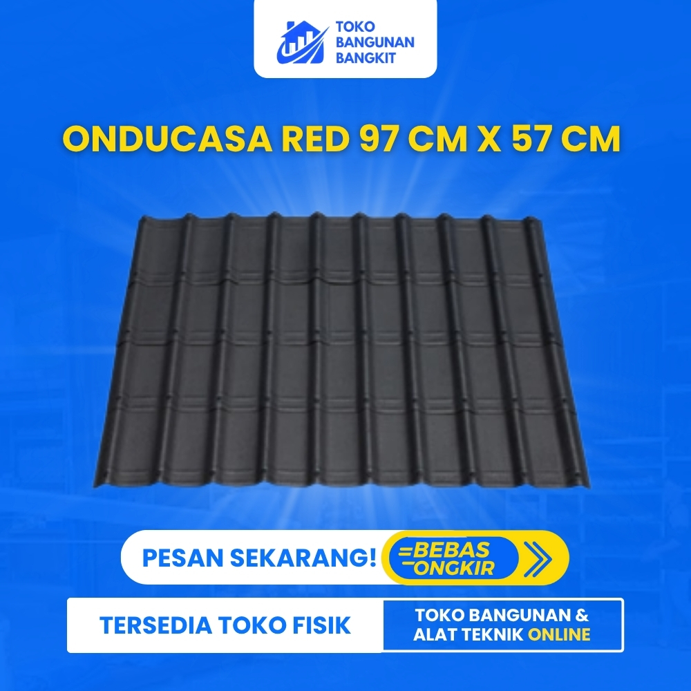 ONDUCASA RED 97 CM X 57 CM