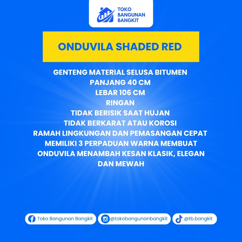 ONDUVILA SHADED RED