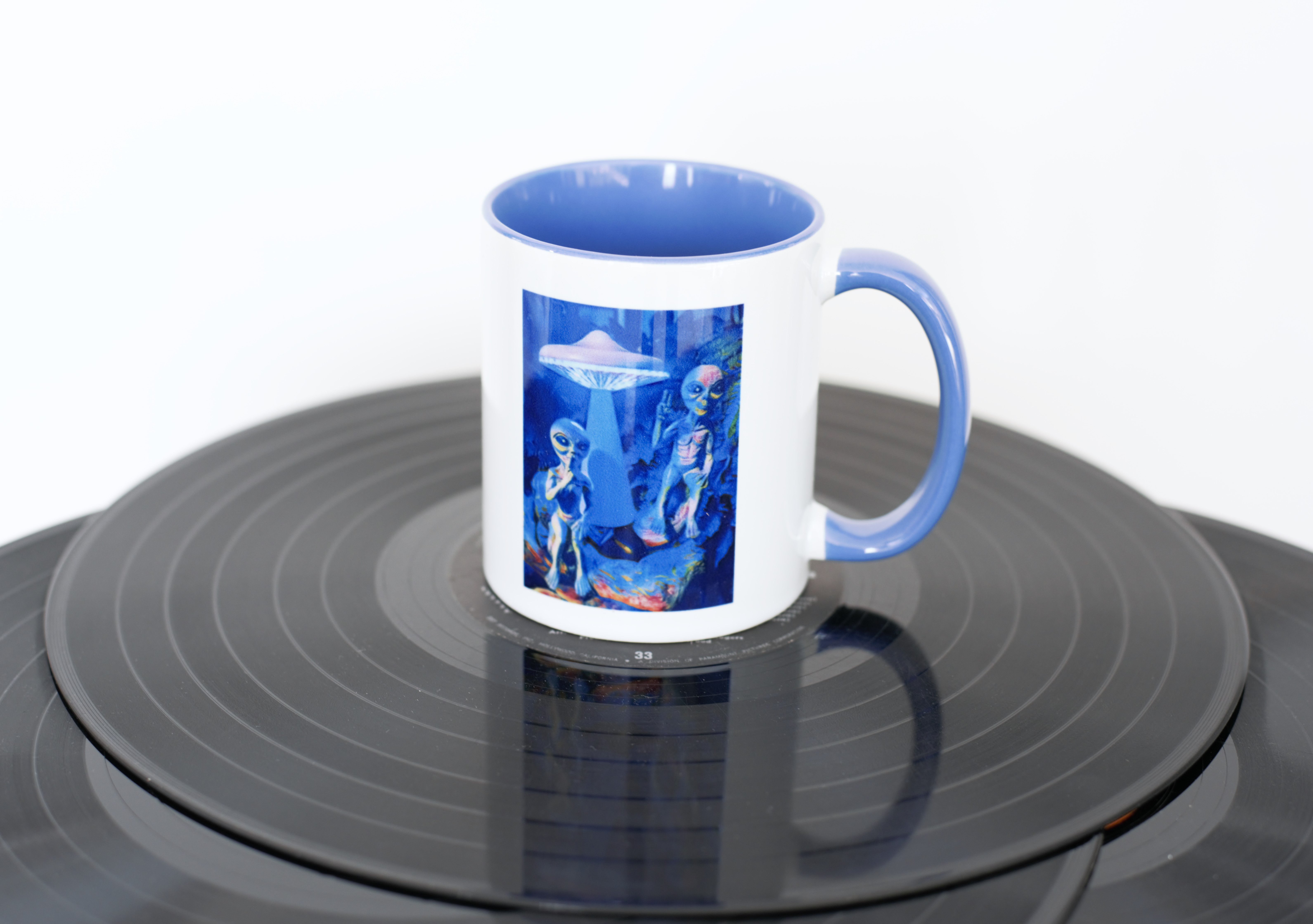 Ceramic UFO-Themed Mug