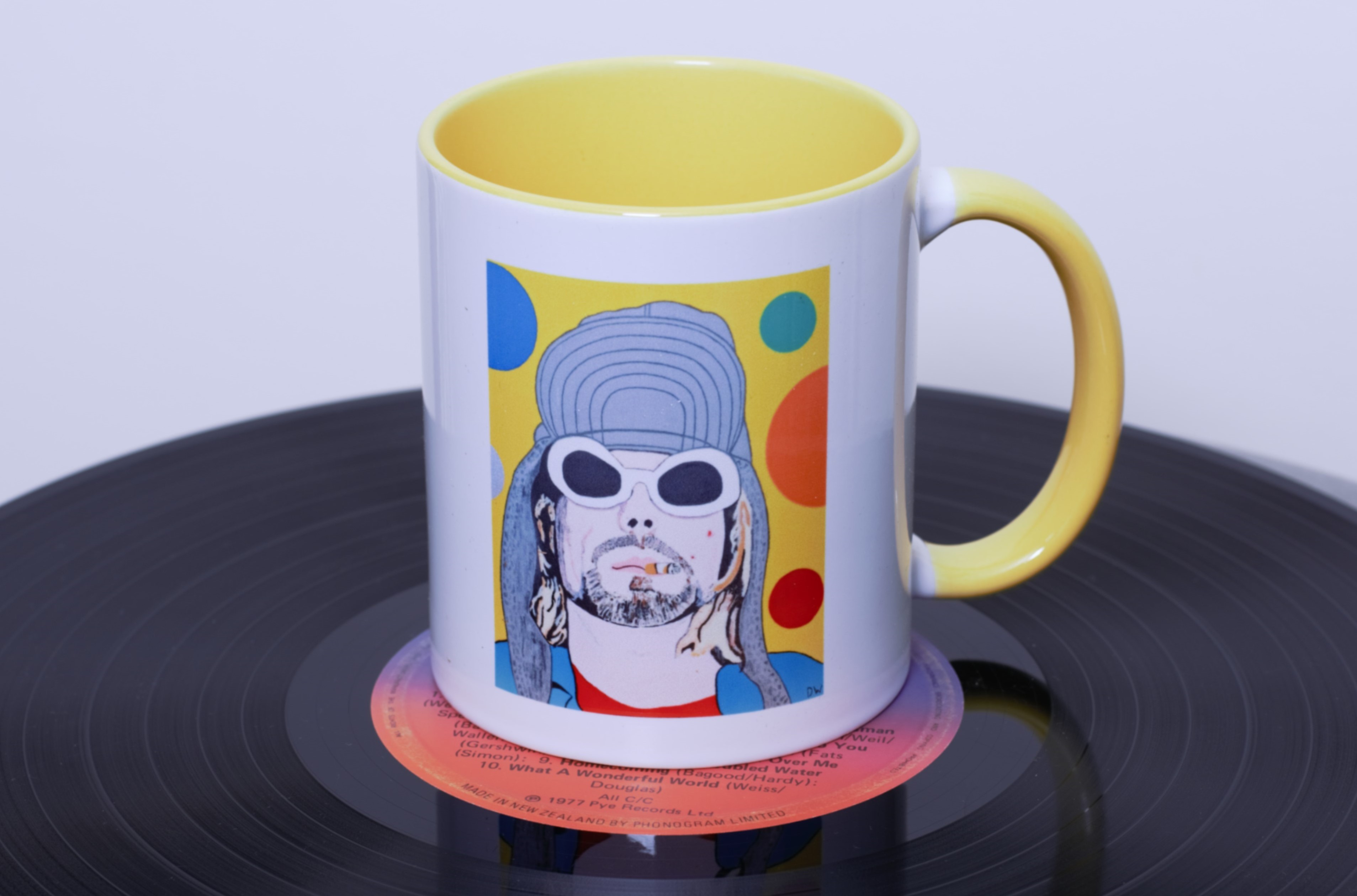 “Smells Like Coffee” – Kurt Cobain Pop Art Mug