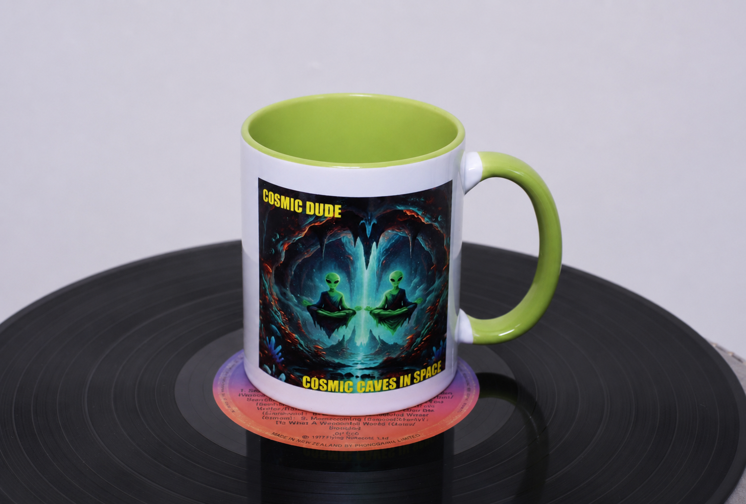 Cosmic Caves in Space mug