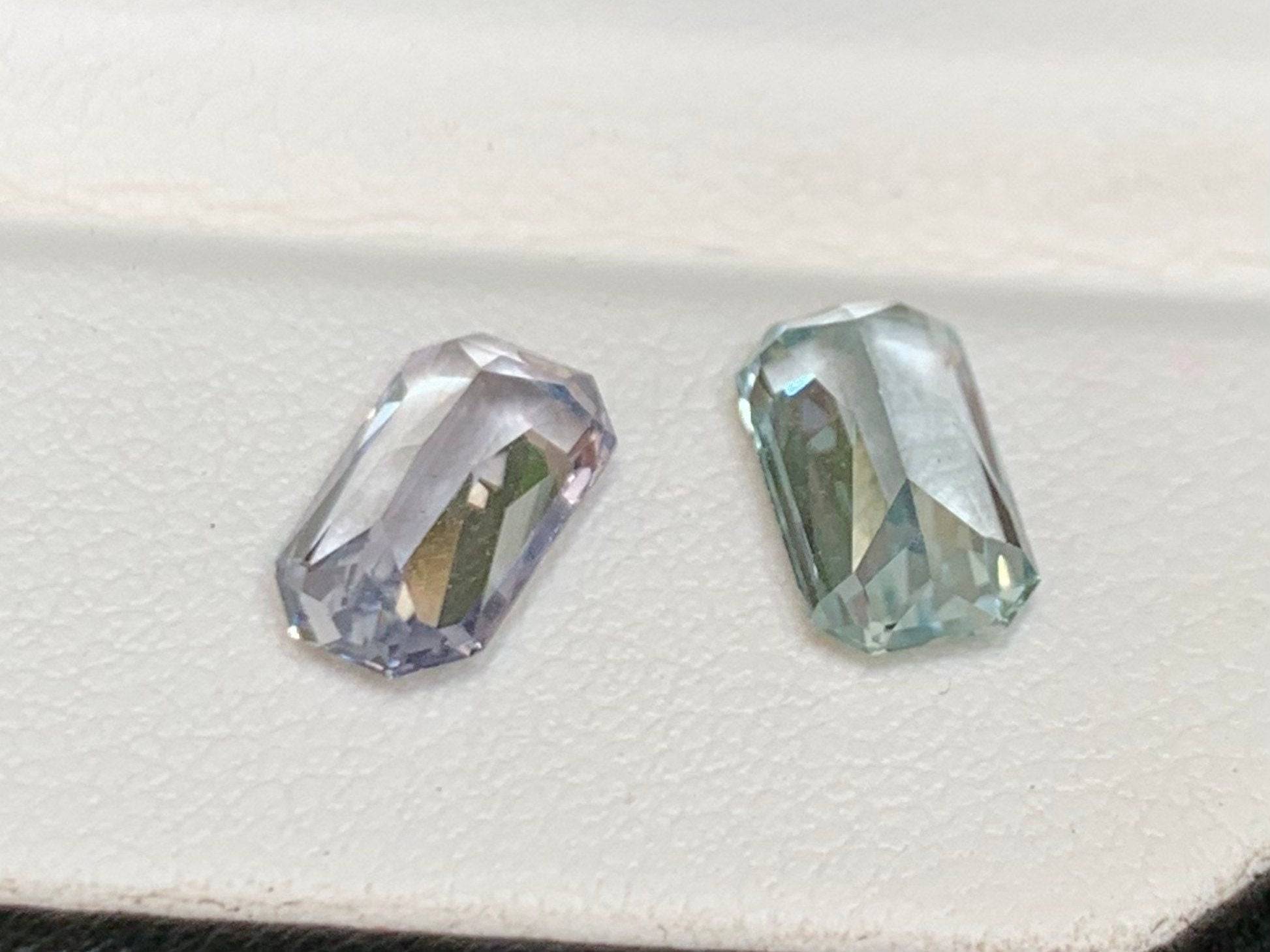 Mint Sapphire Miss Match Pair 1.86/1.88ct - (UH)