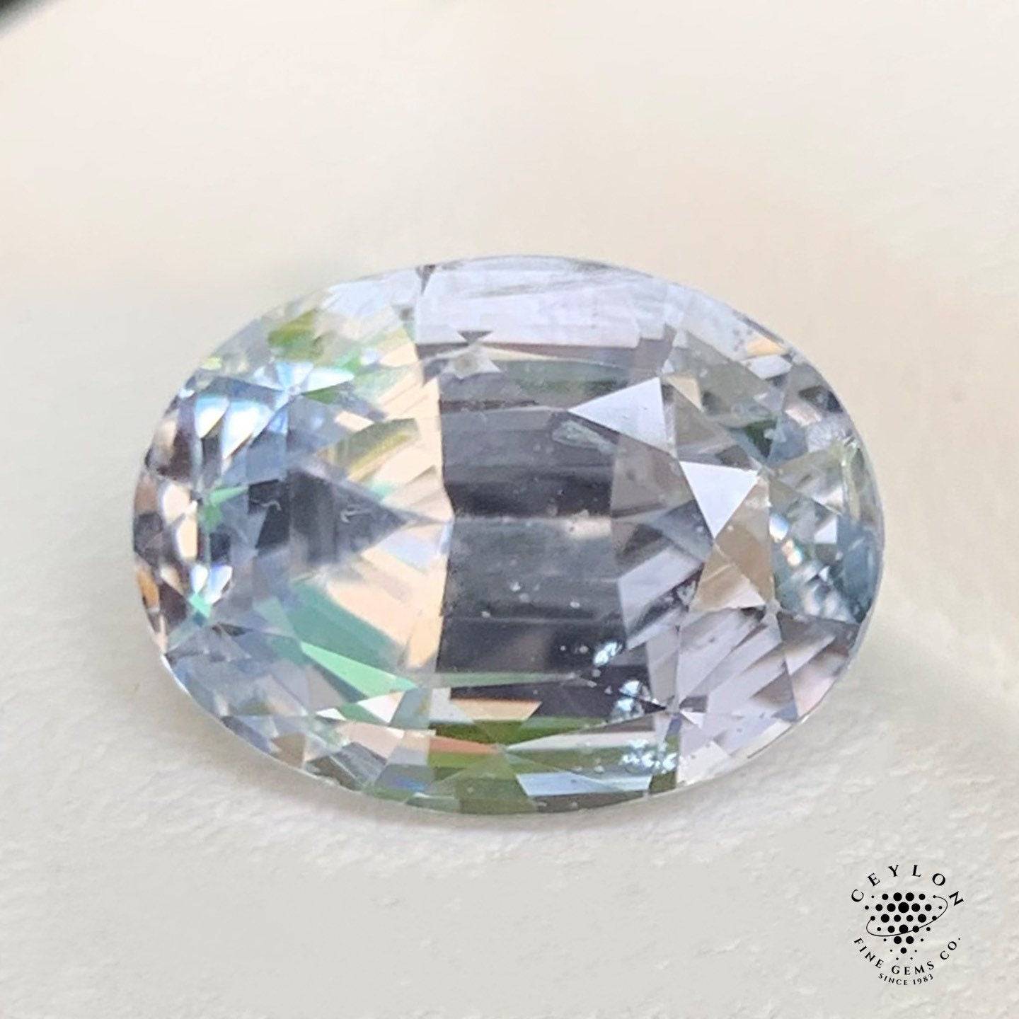 Brilliant White Sapphire 8.03ct - (UH)