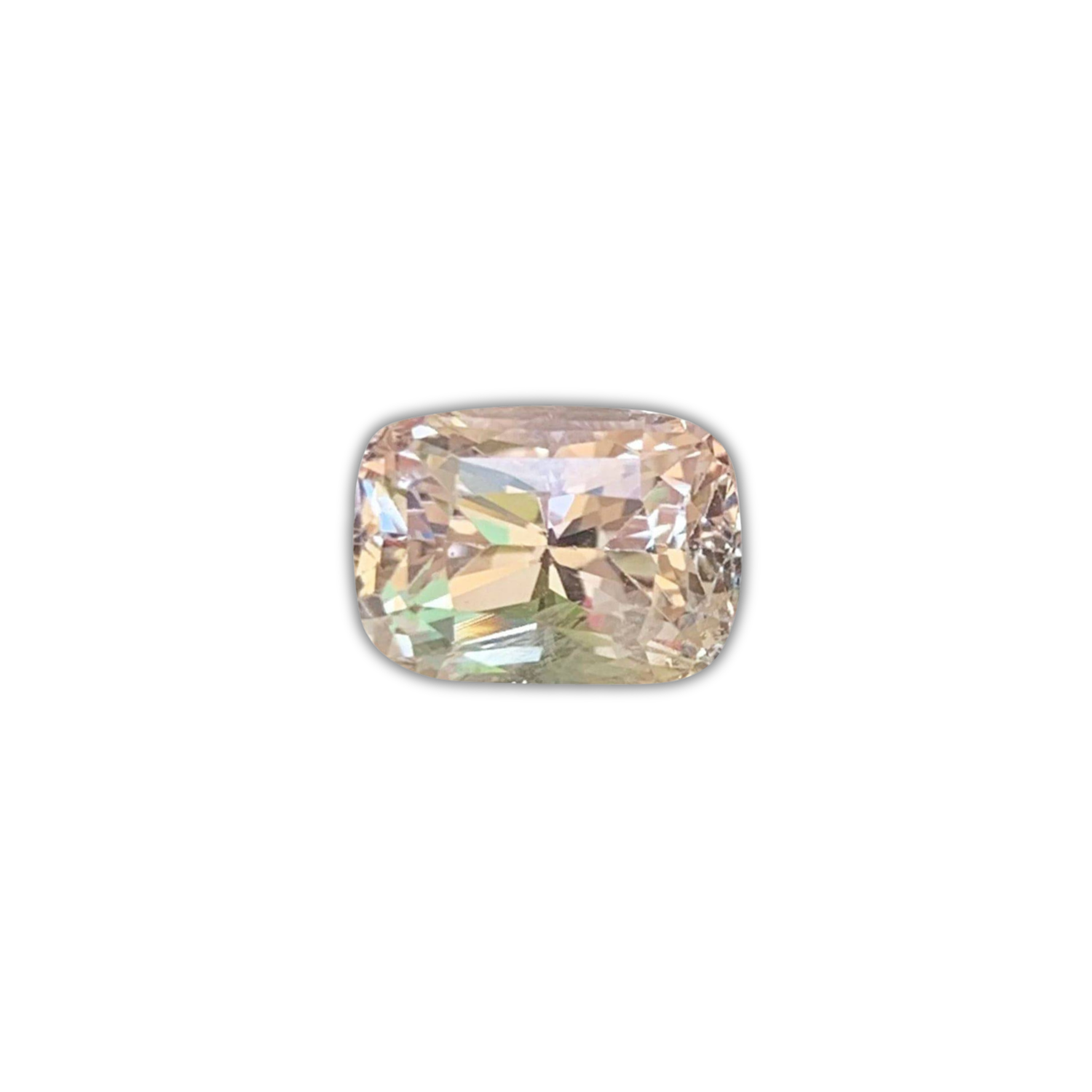 Champagne Peach Sapphire 2.84ct - (UH)