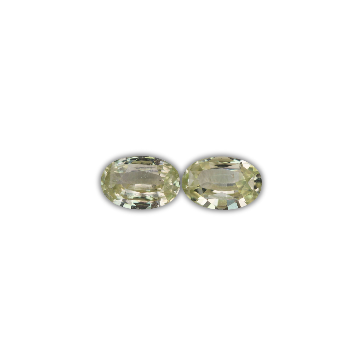 Natural Mint Green Sapphire Pair 1.80/1.79ct- (UH)