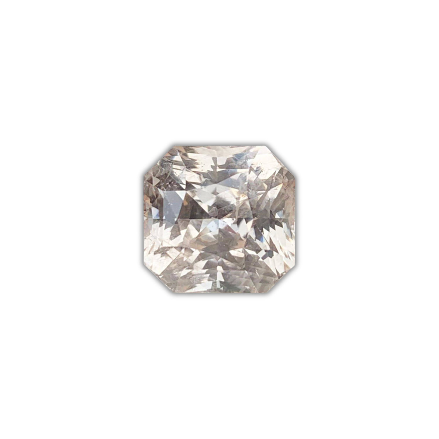 Natural Champange Peach Sapphire 8.60ct - (UH)