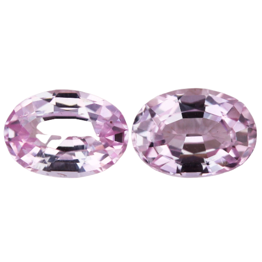 Peach Sapphire Pair 1.78ct - (UH)